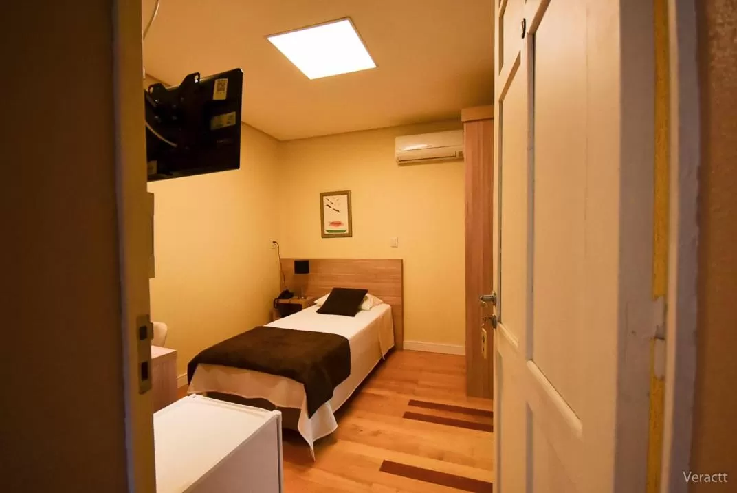 Bed in Hotel Praça da Matriz