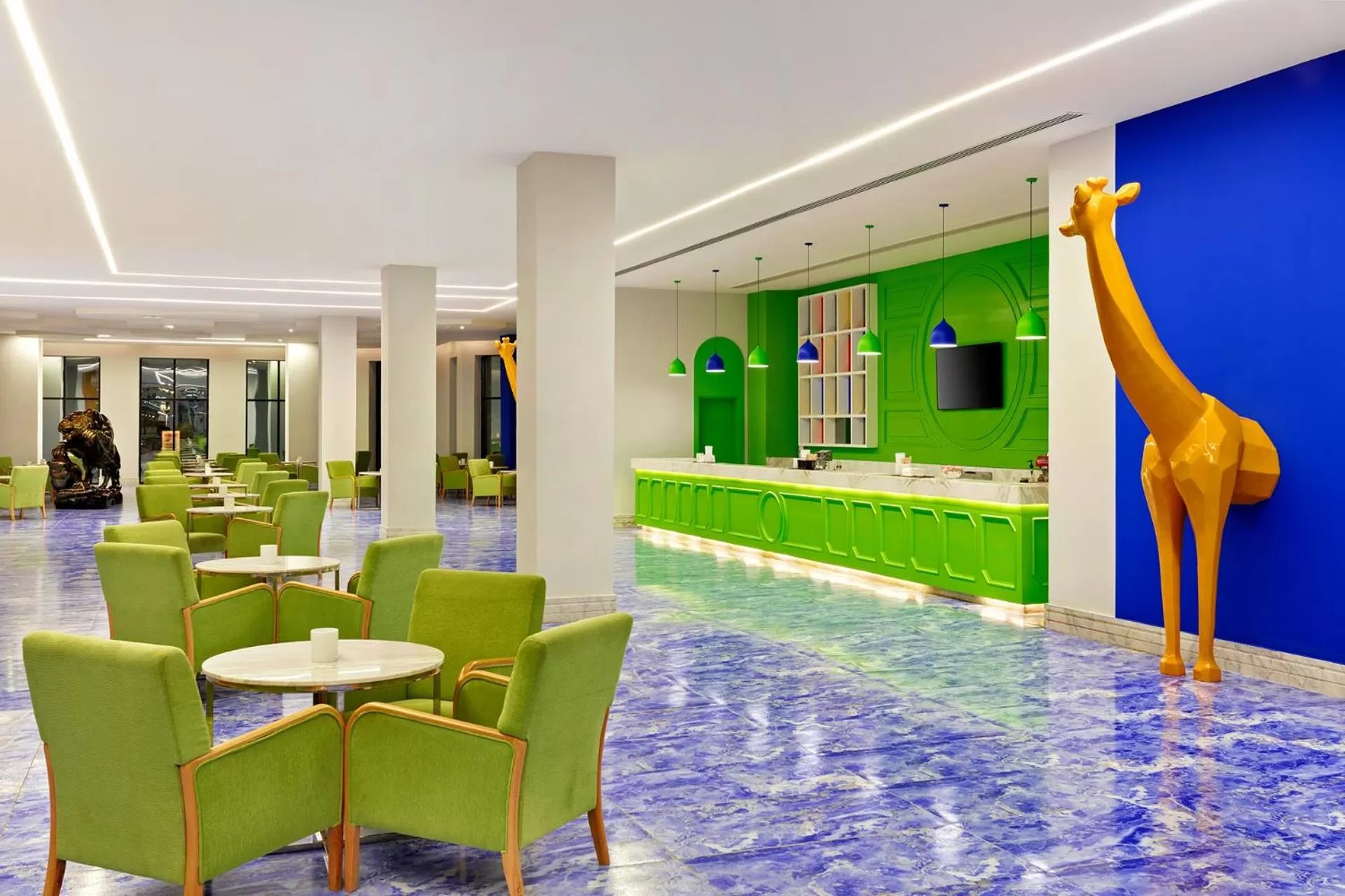 Lounge or bar in Neverland City Hurghada - Pickalbatros