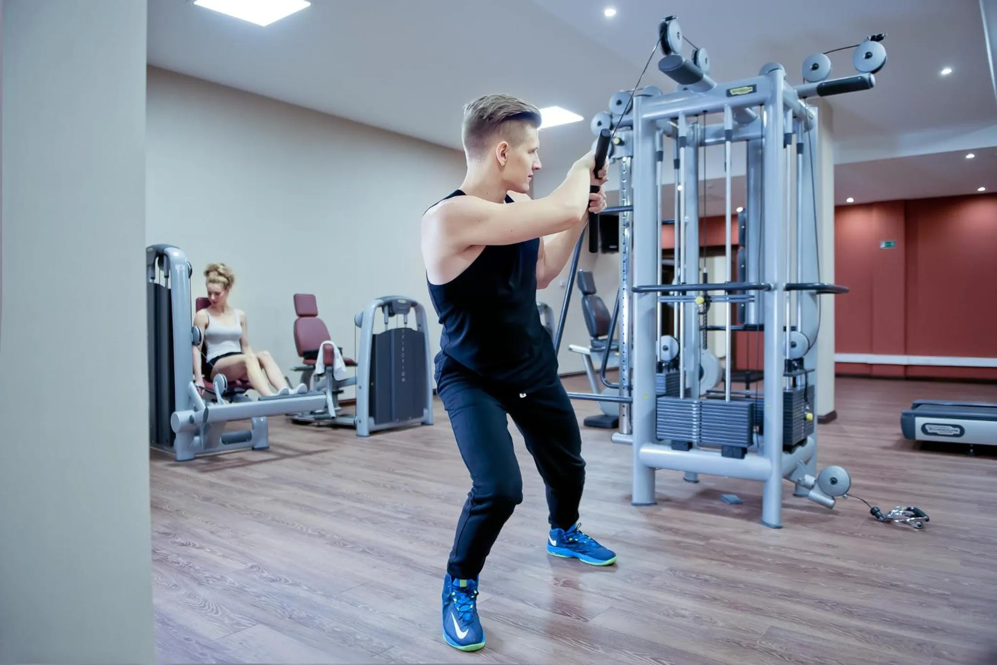 Fitness centre/facilities in Hotel Binkowski