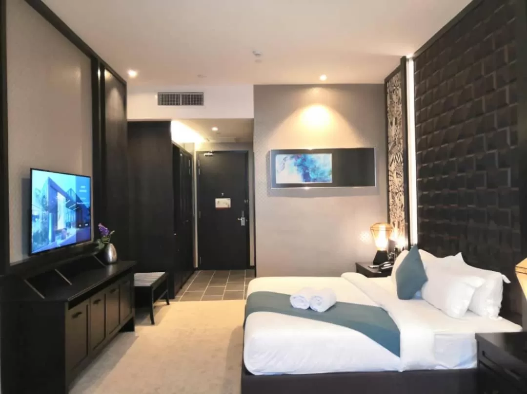 Bed in Vangohh Eminent Hotel & Spa