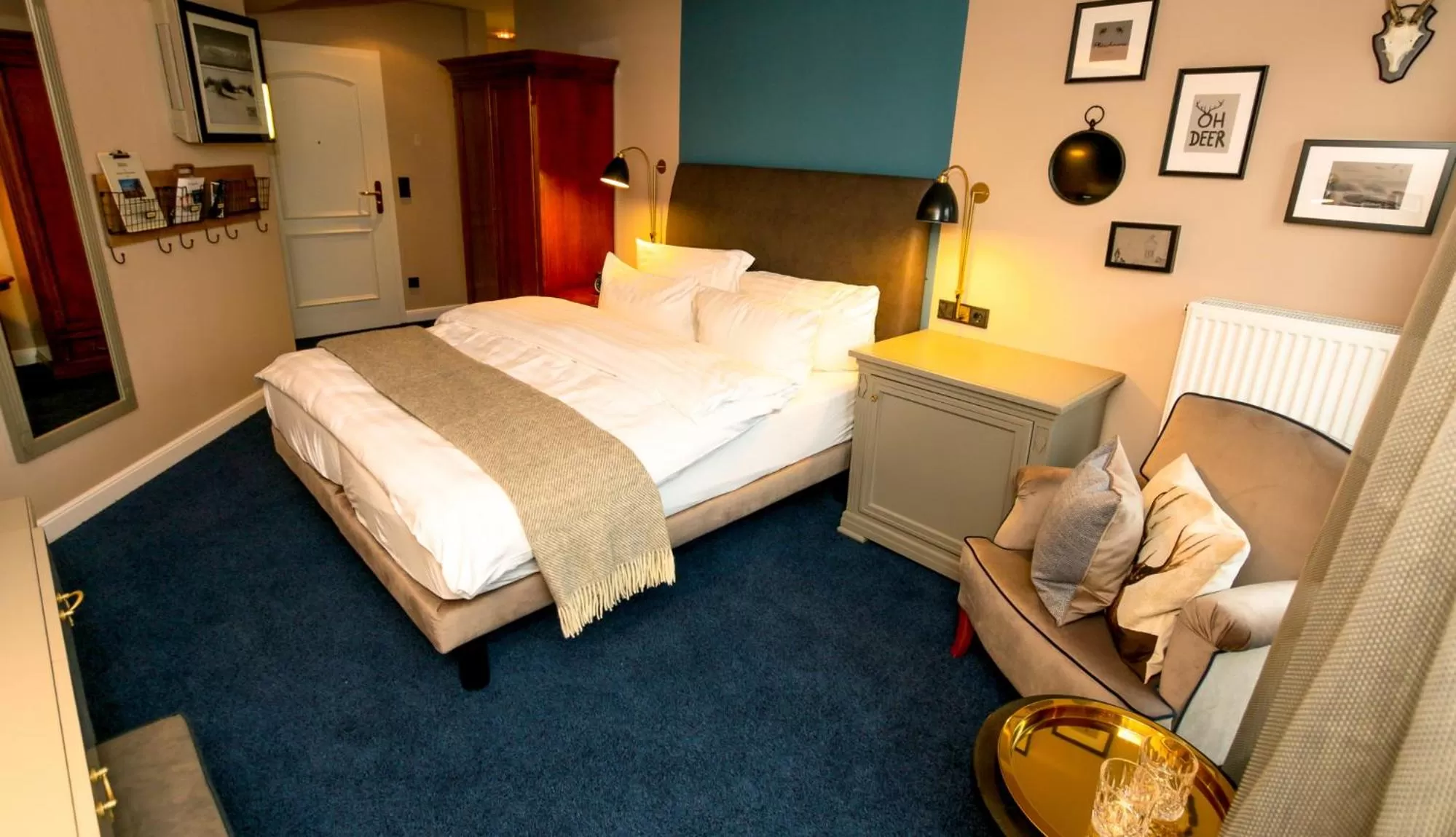 Bed in Nordseehotel Kröger