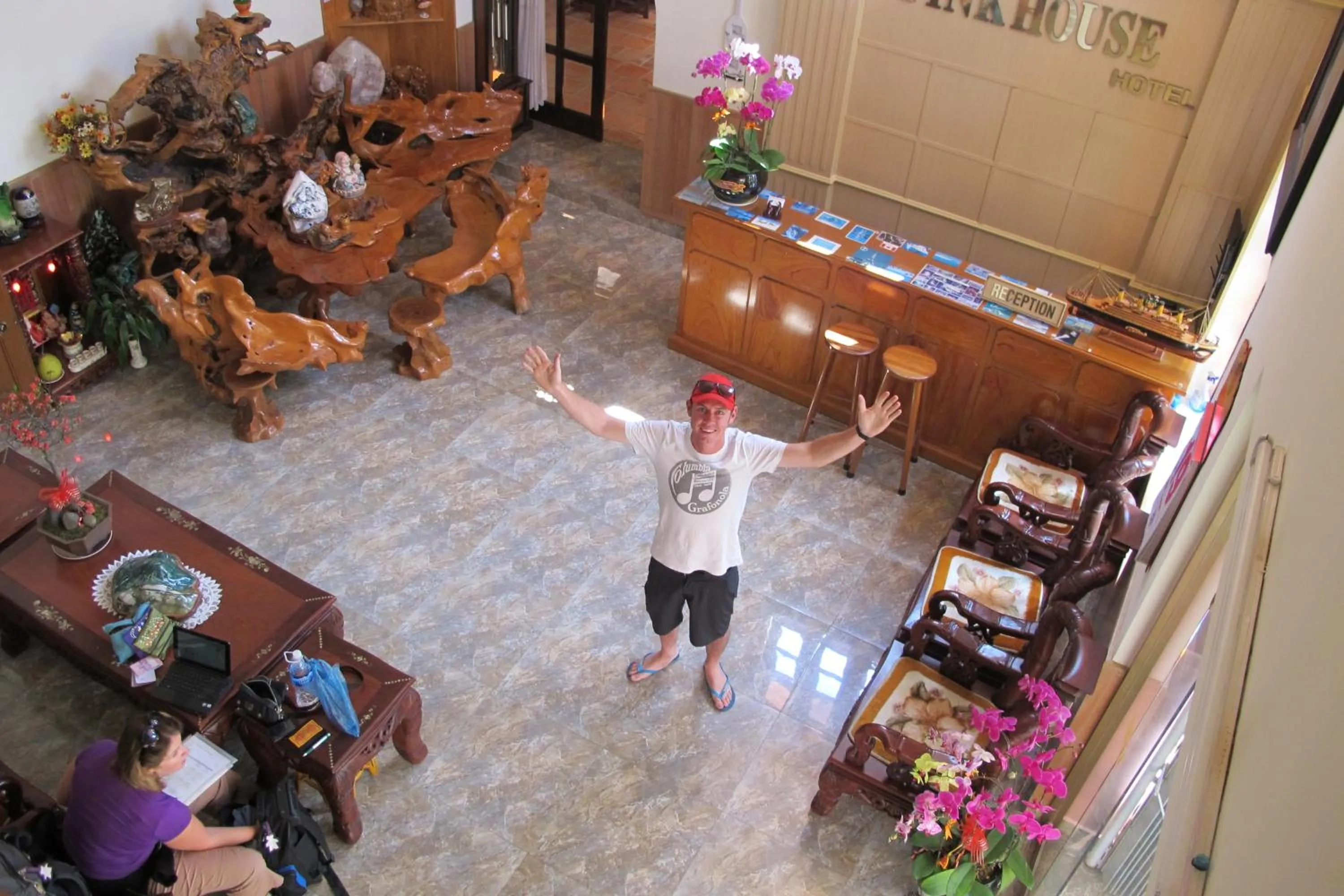 People in Villa Pink House