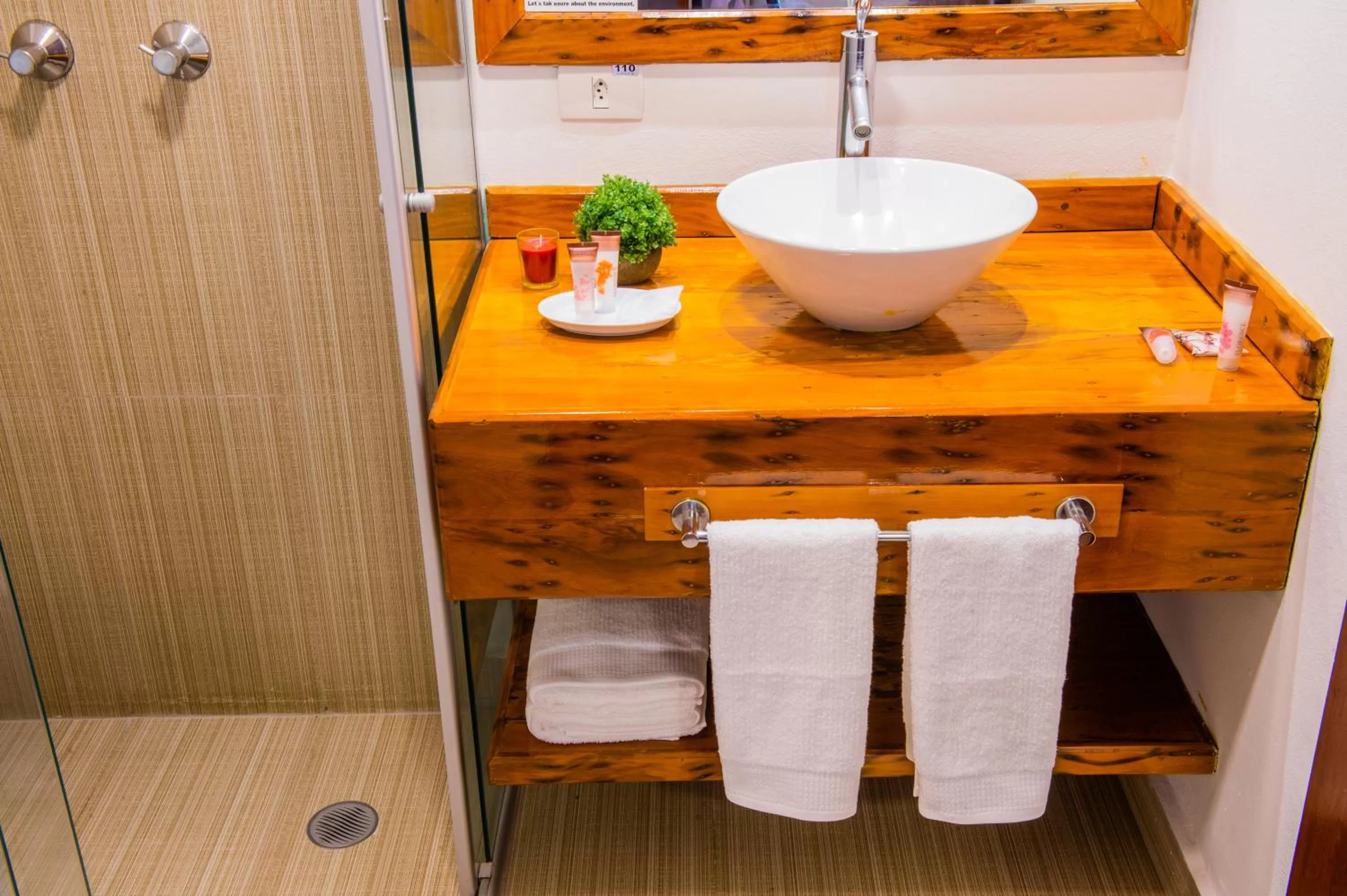 Bathroom in Pousada das Lavandas