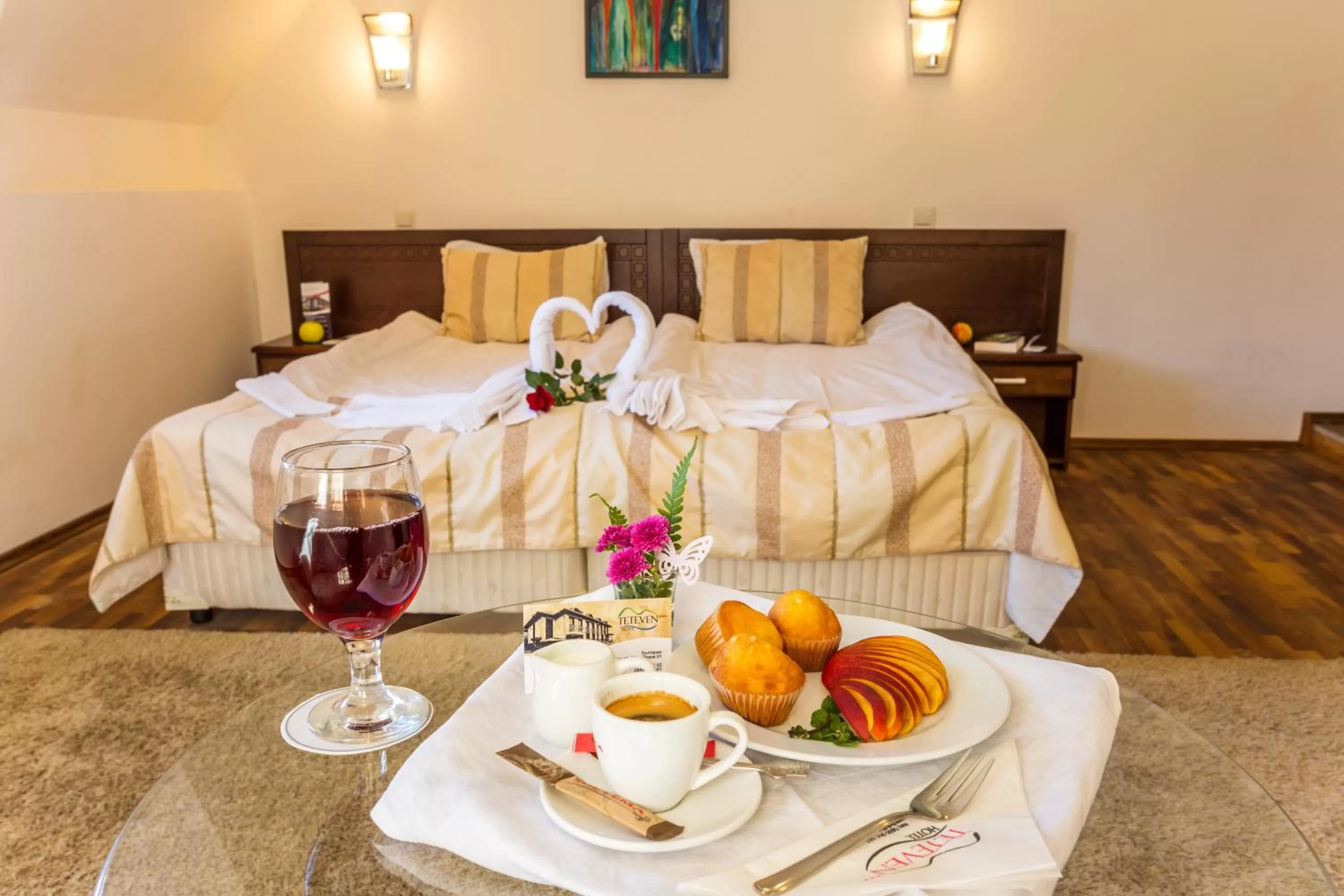 Bedroom, Bed in Family Hotel Teteven