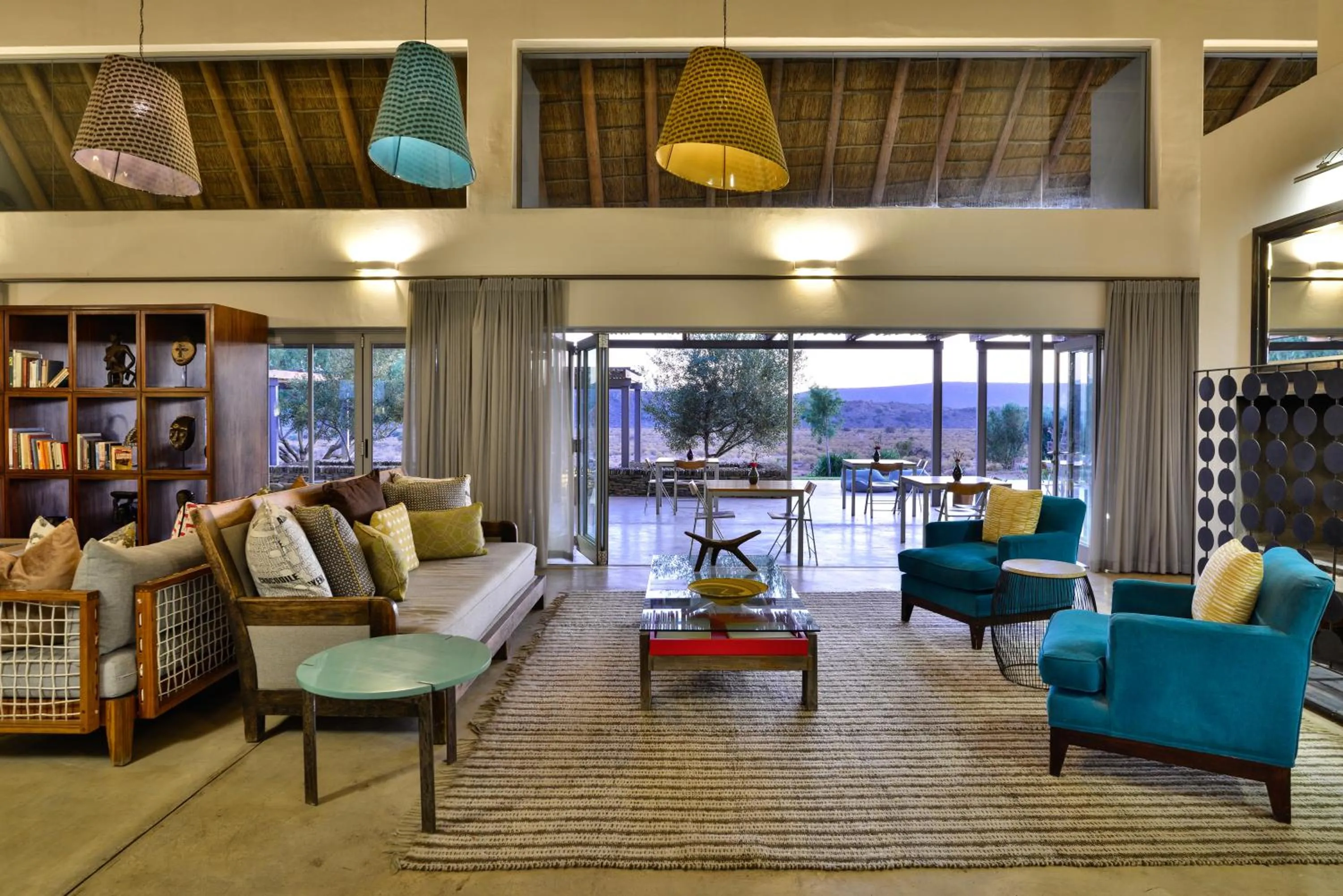 Seating area in Sanbona Wildlife Reserve