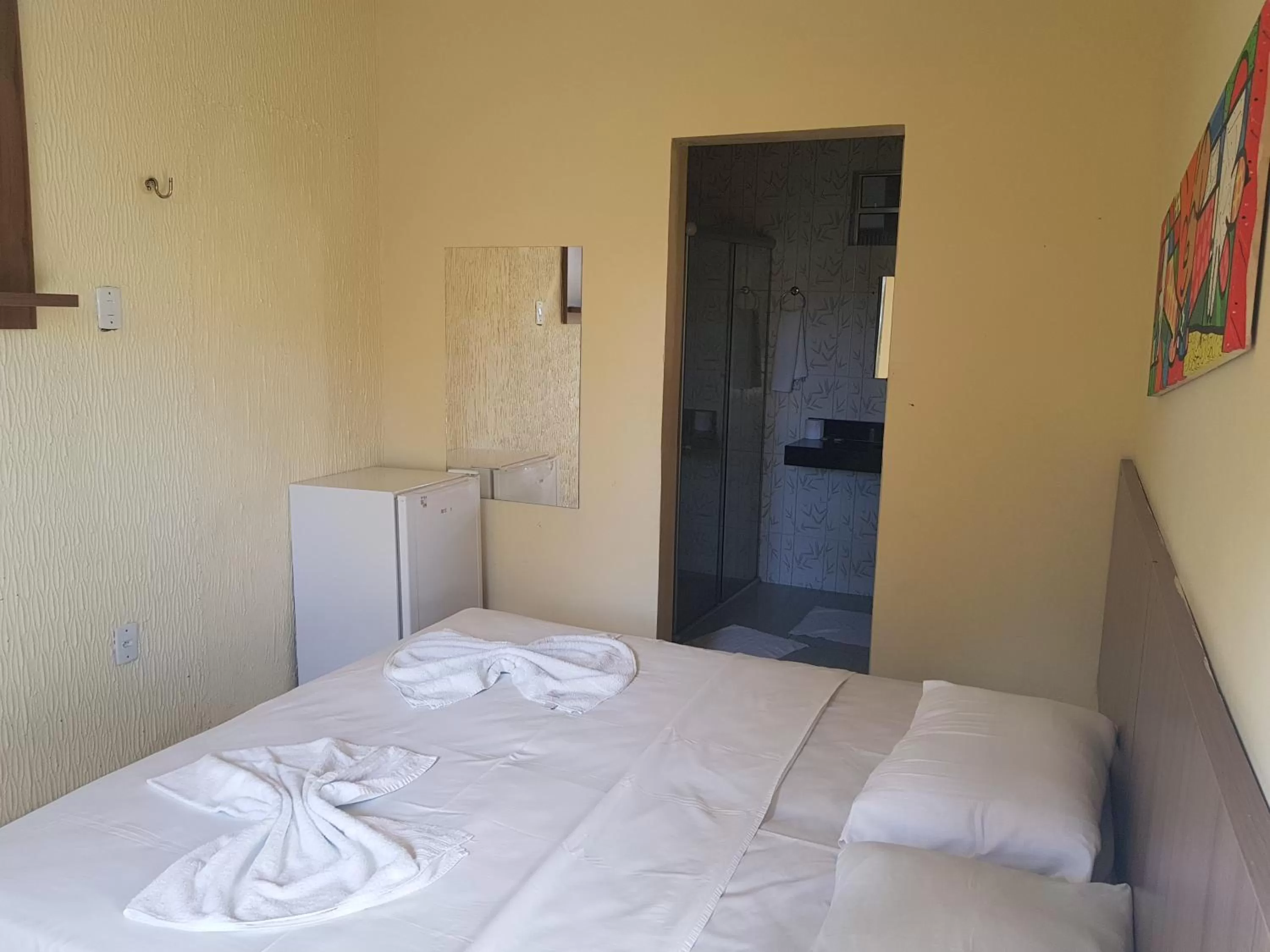 Bed in Pousada Recanto do Sal