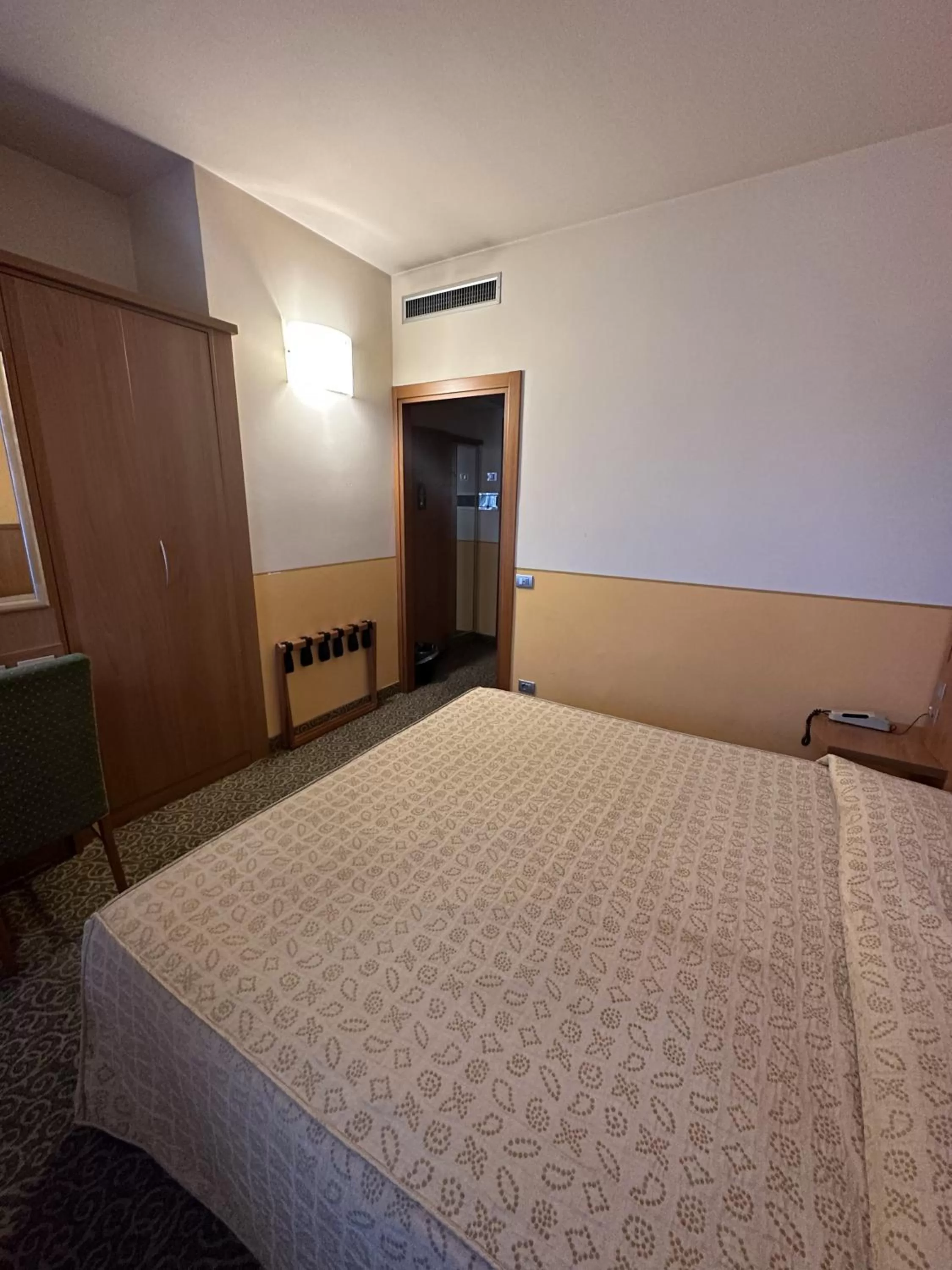 Bed in Hotel Kristall