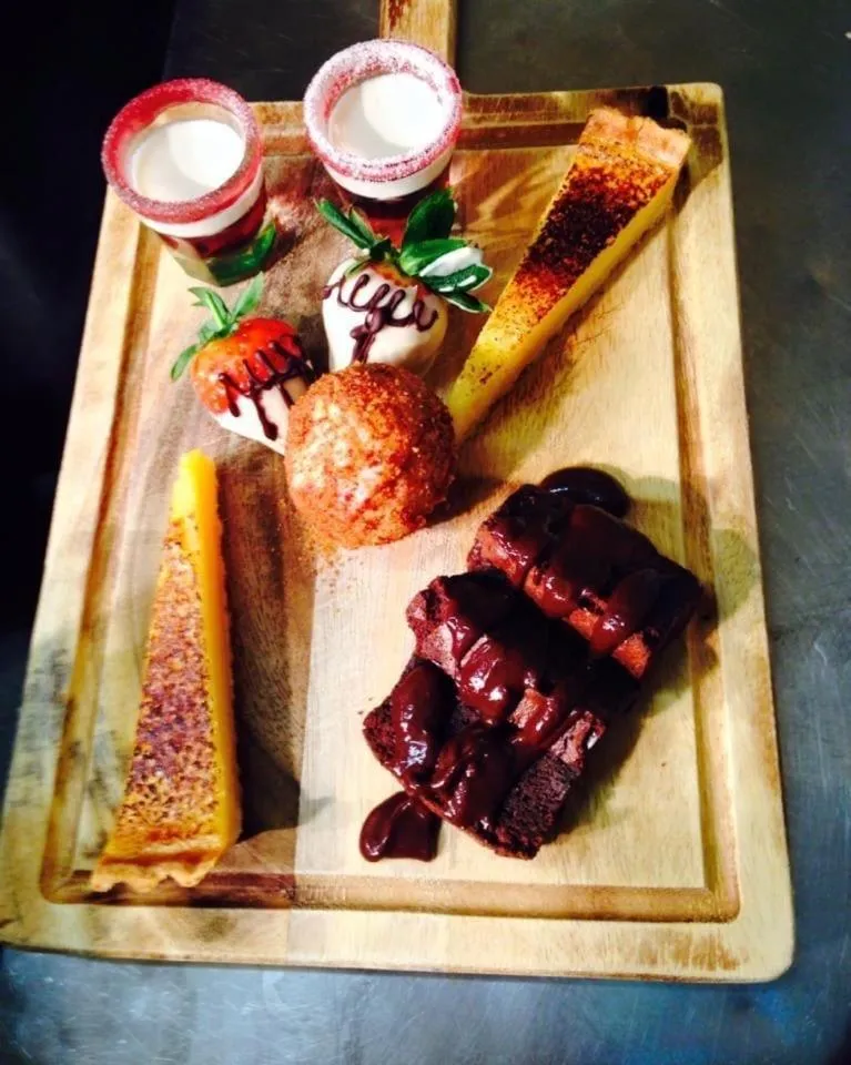 Food and drinks in The Lilly Restaurant With Rooms