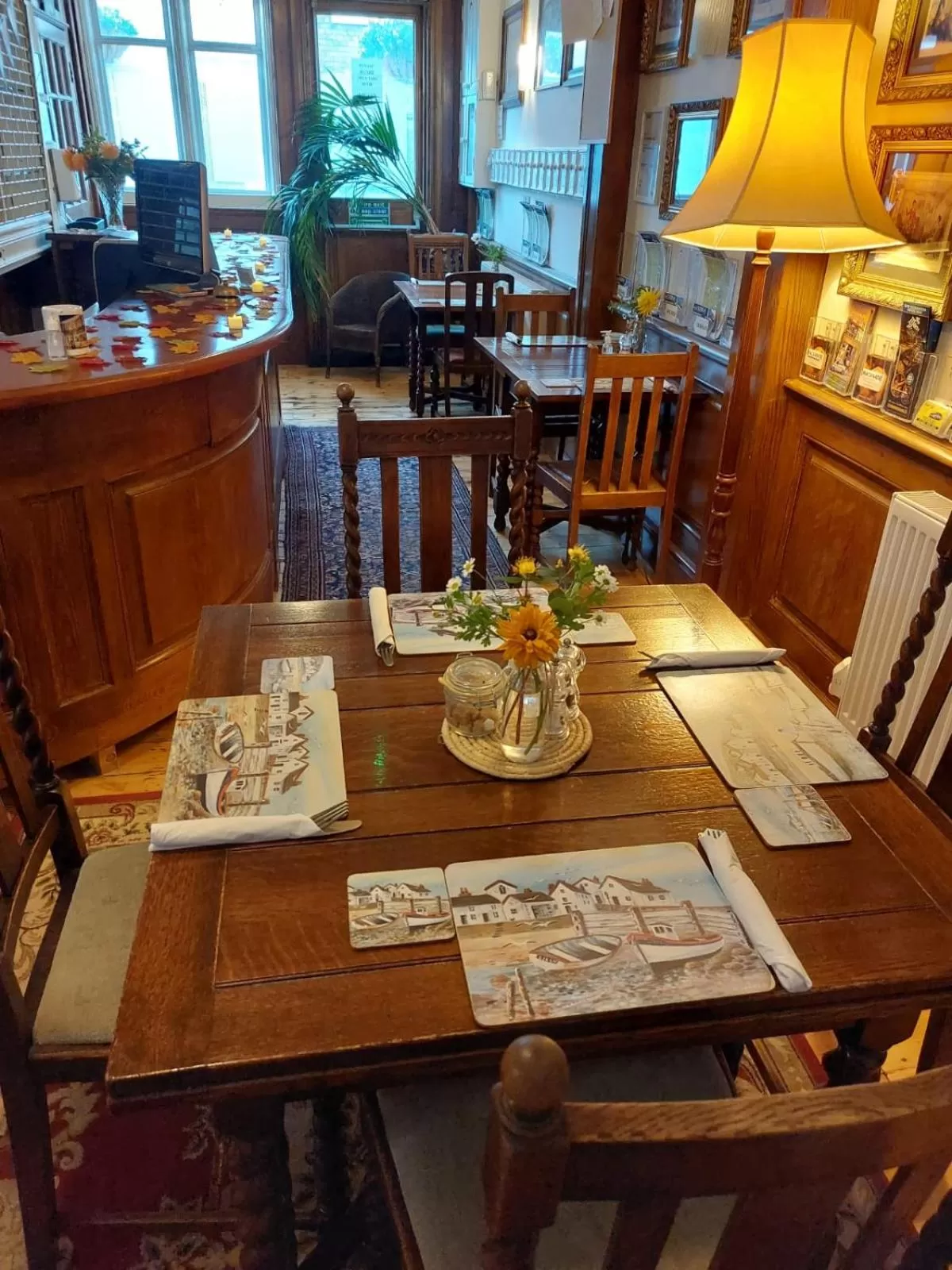 Dining area in The Black Horse Inn