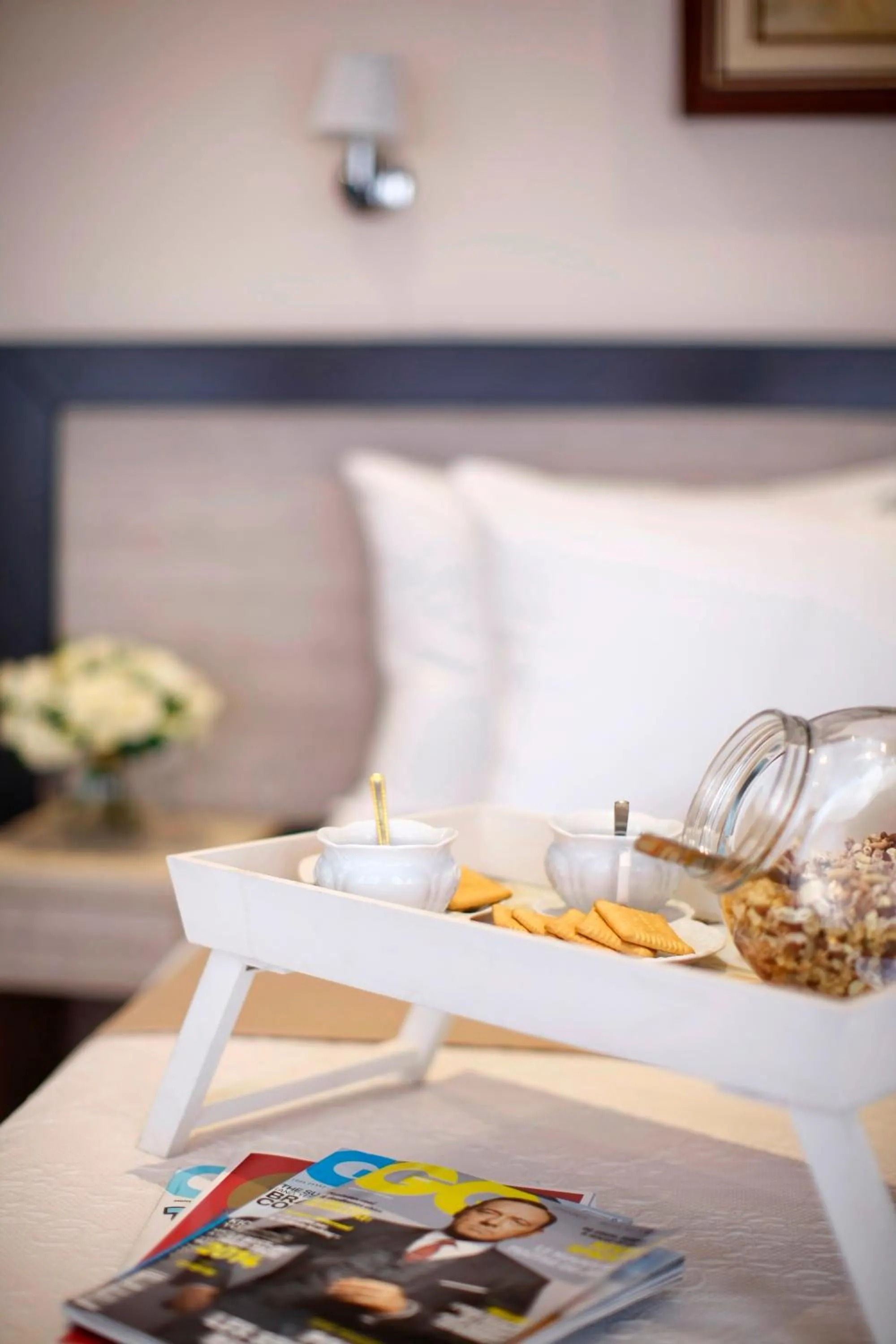 Bed in Garni Hotel Vozarev