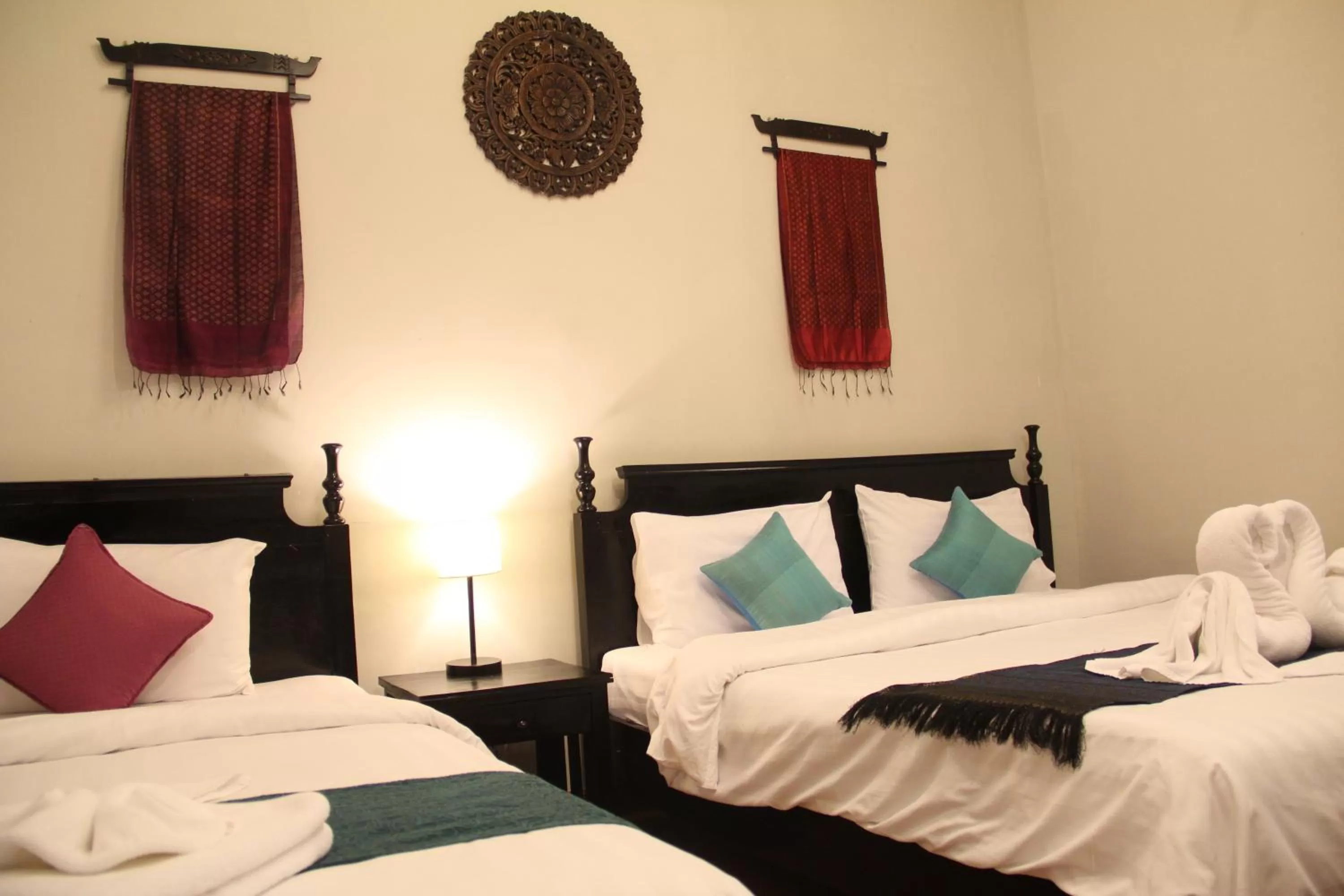 Bed in Cozy Boutique Hotel