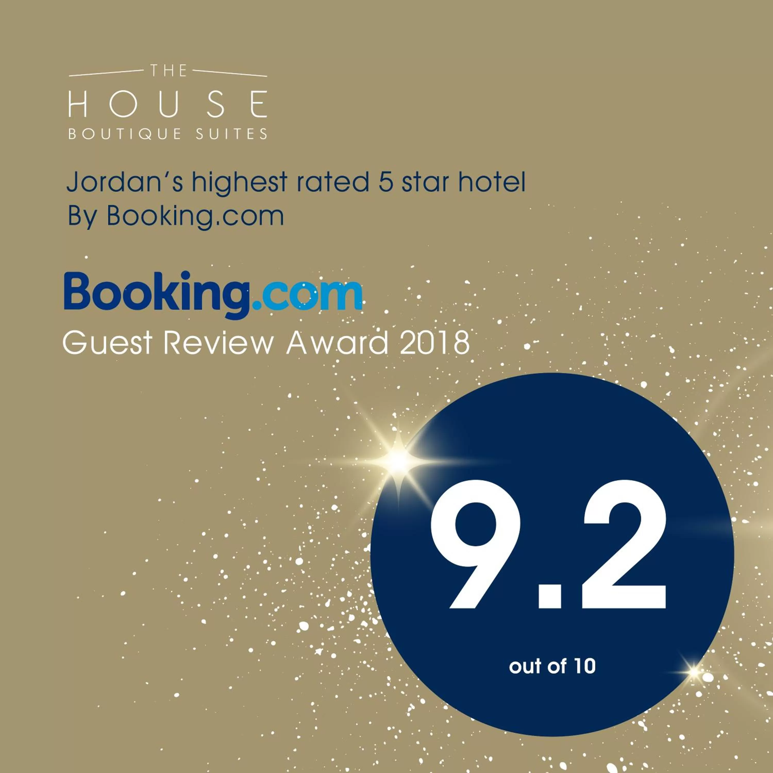 Certificate/Award in The House Boutique Suites