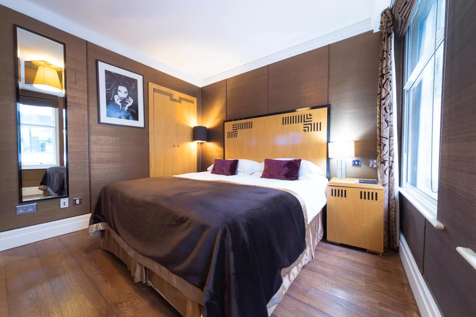 Bed in Karma Sanctum Soho Hotel