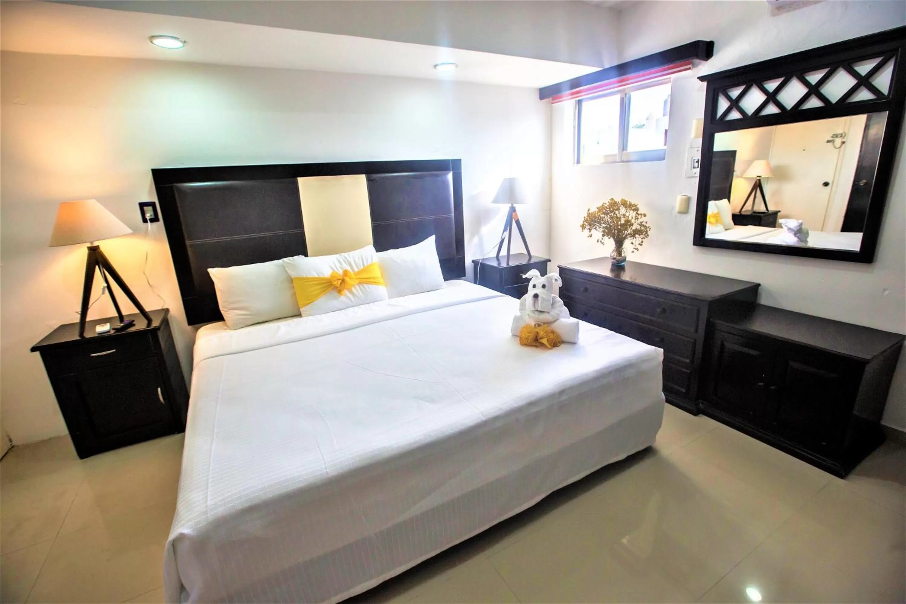 Bed in Hotel Plaza Mirador