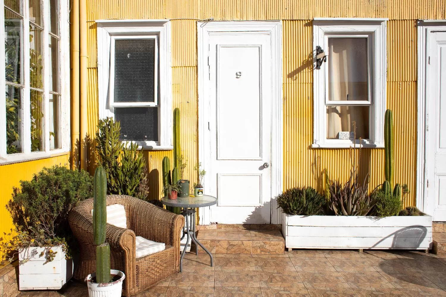 Patio in La Galería B&B