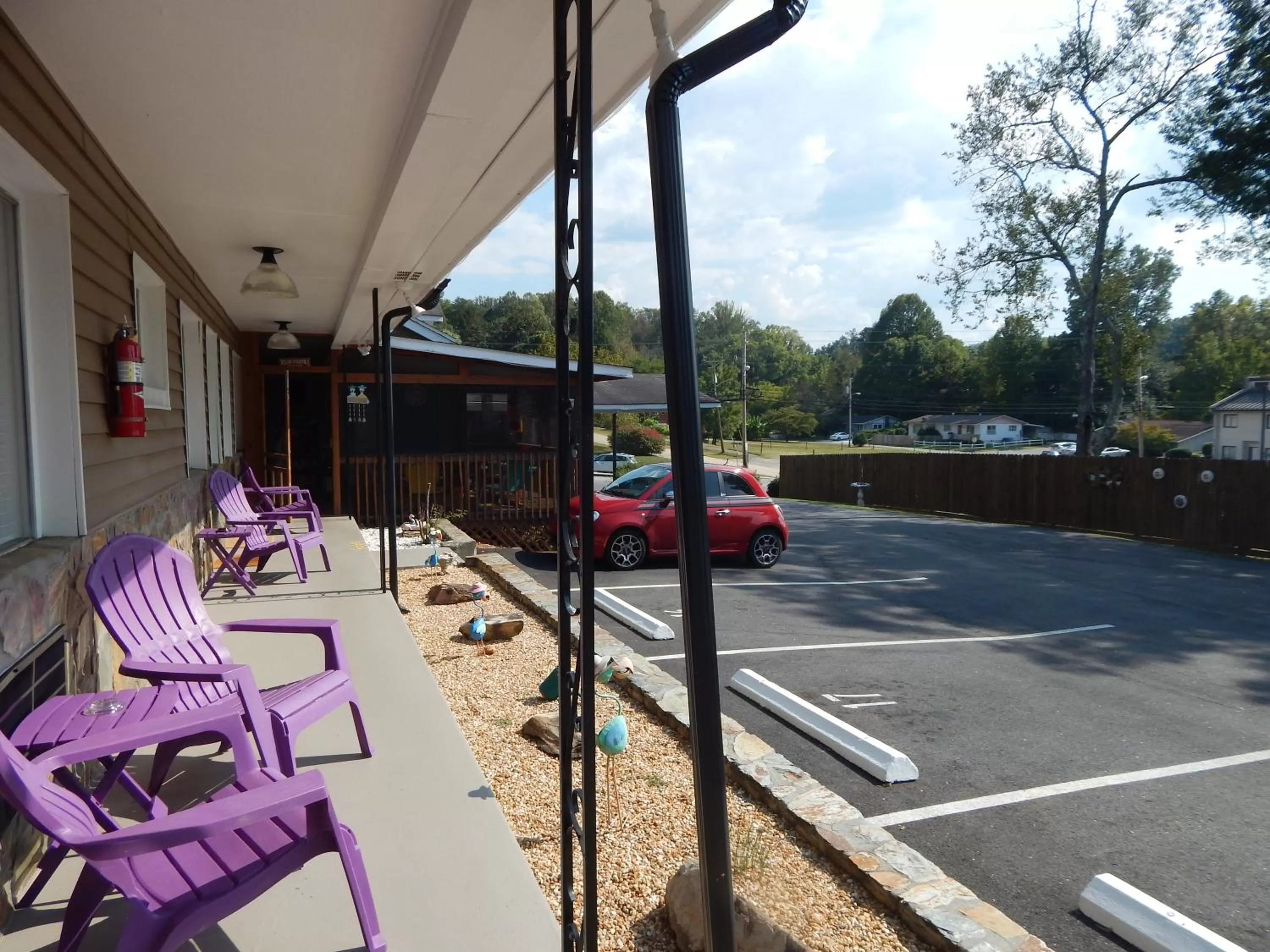 Patio in Sunset Motel