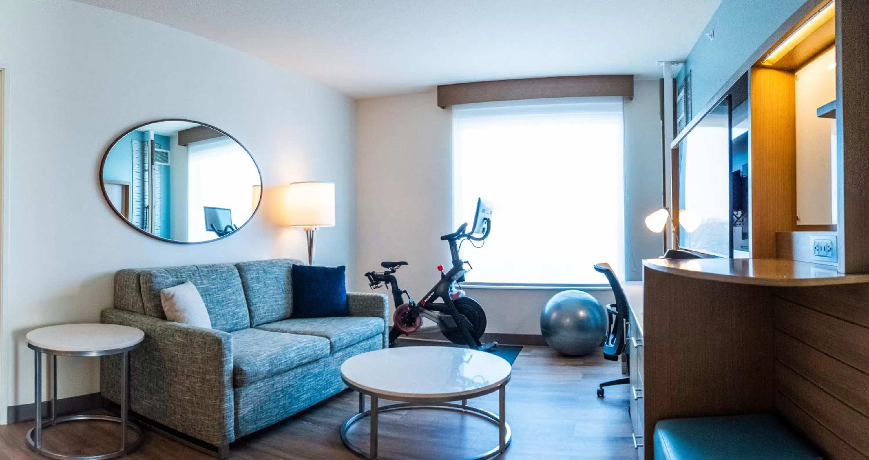 Seating area in EVEN Hotel Rochester - Mayo Clinic Area by IHG