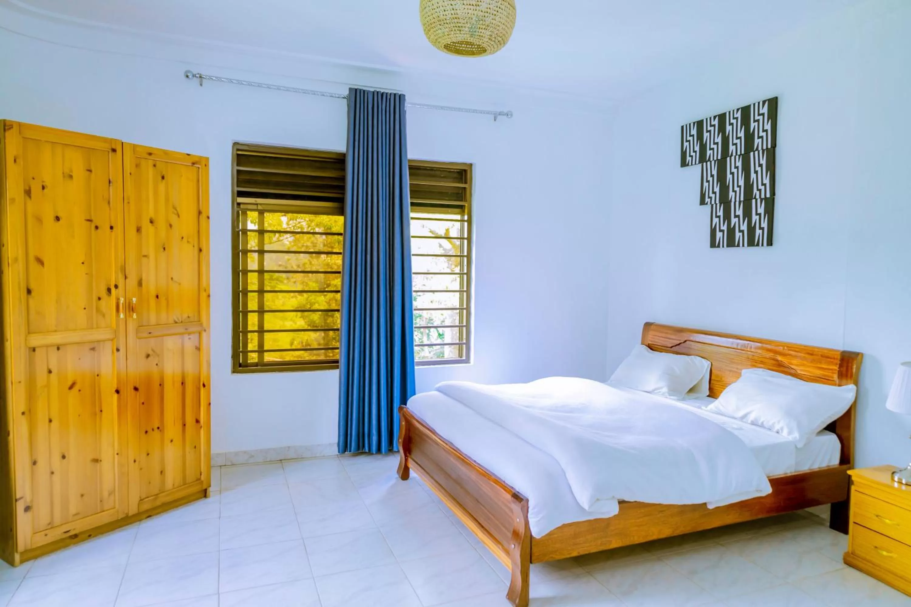Bedroom, Bed in Nature Kigali