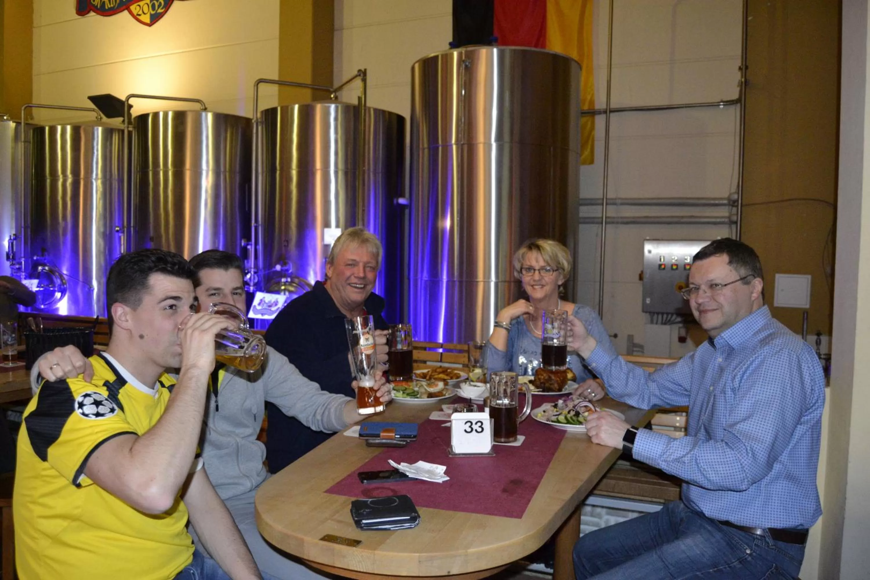 group of guests in Brauhaus Gummersbach GmbH