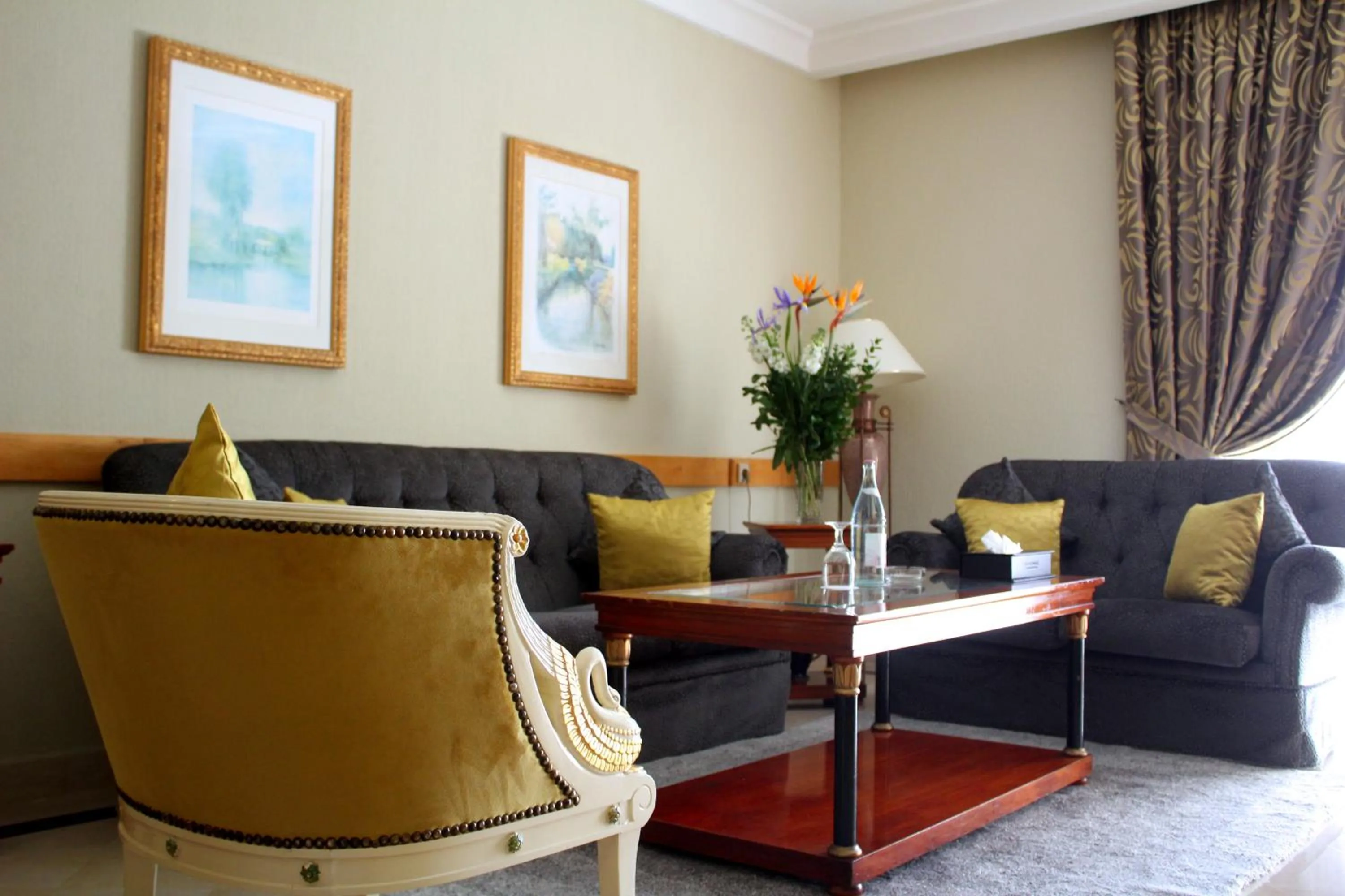 Living room in Golden Carthage Hotel Tunis