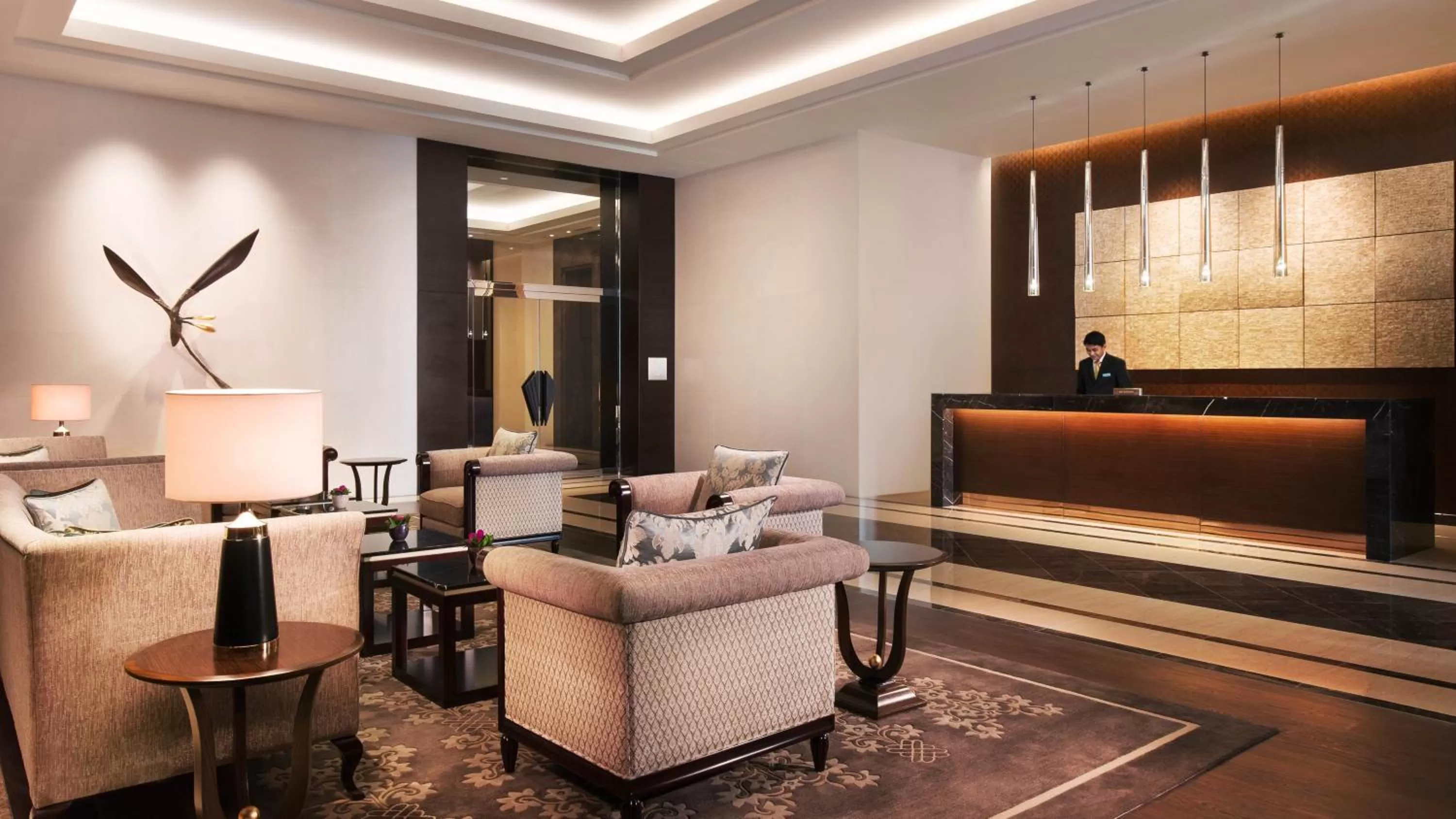 Lobby or reception in Fairmont Jakarta