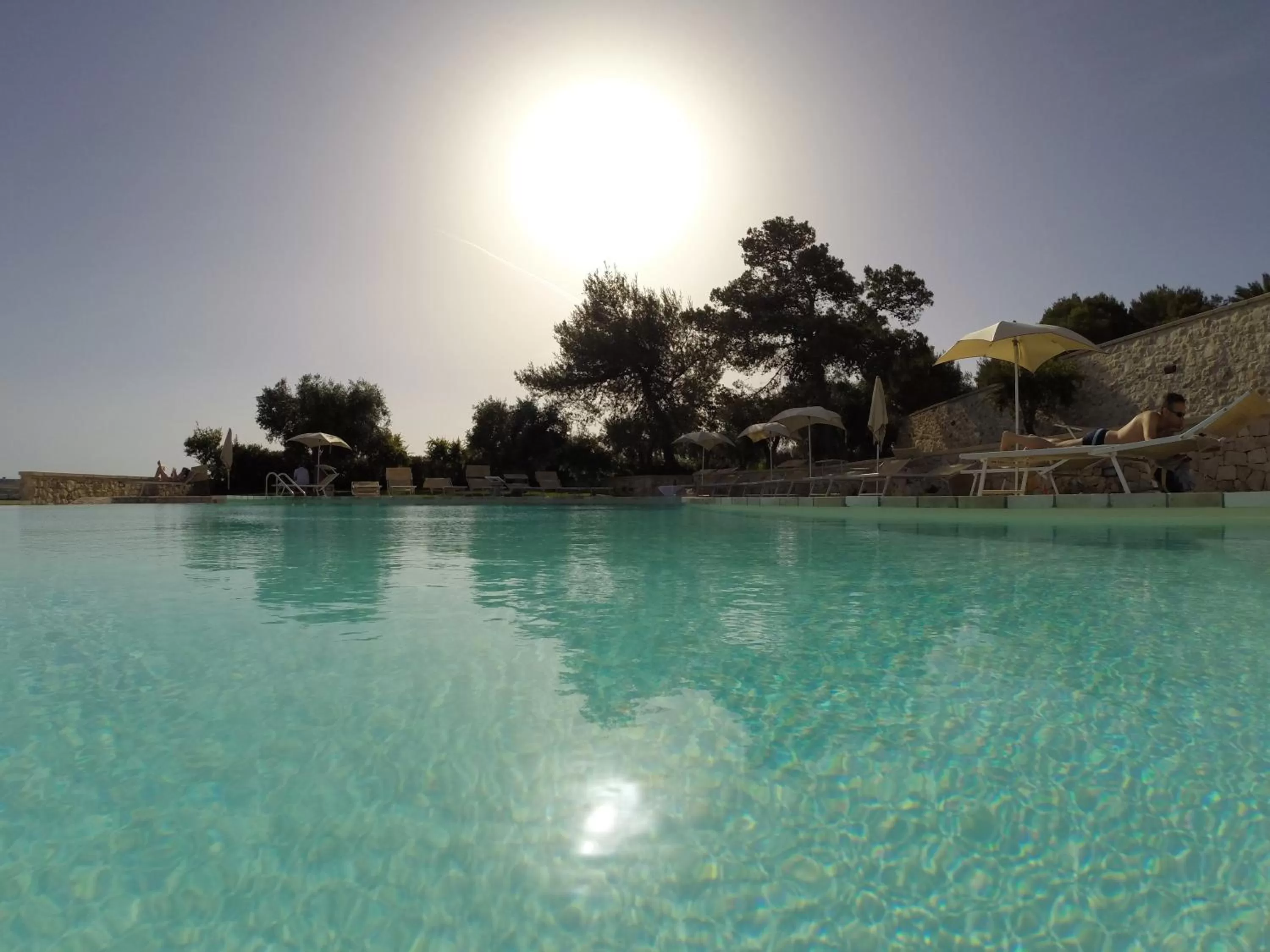 Swimming pool in Masseria Panareo