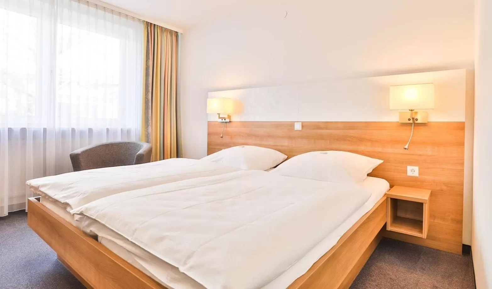 Photo of the whole room, Bed in Hotel-Gasthaus "Krone"