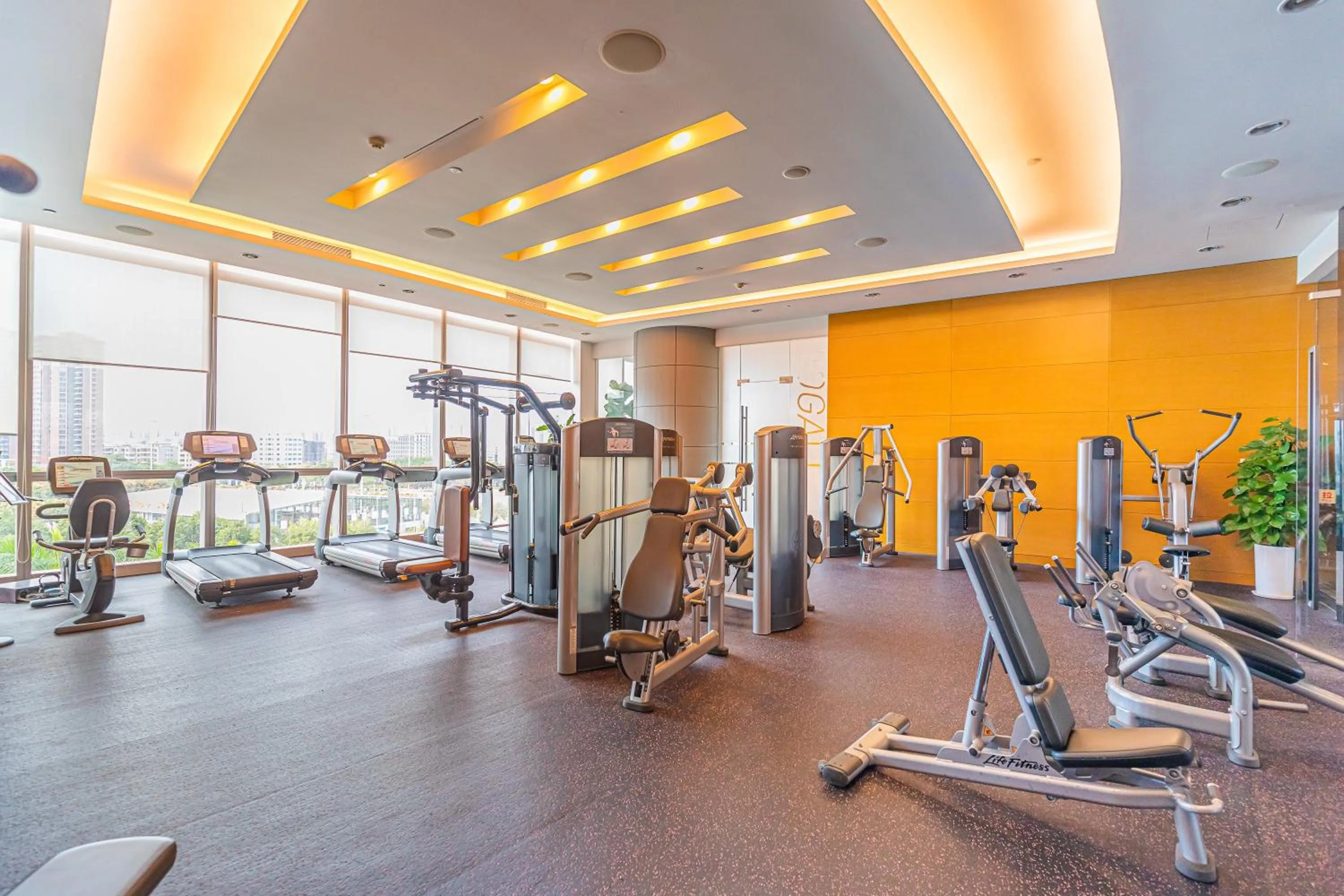 Fitness centre/facilities in Crowne Plaza Huizhou by IHG