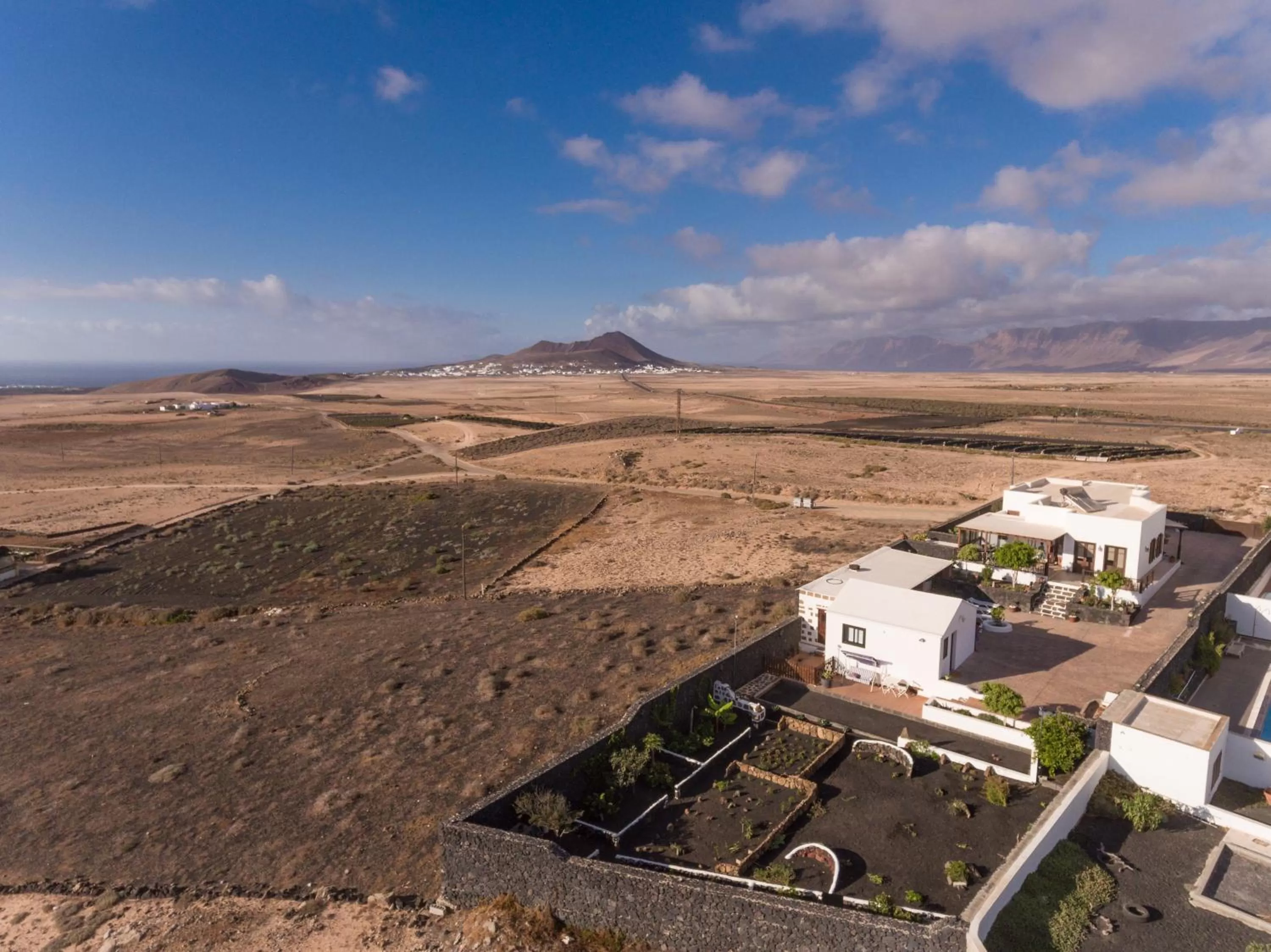 Bird's eye view, Bird's-eye View in Villa El Jable Lanzarote