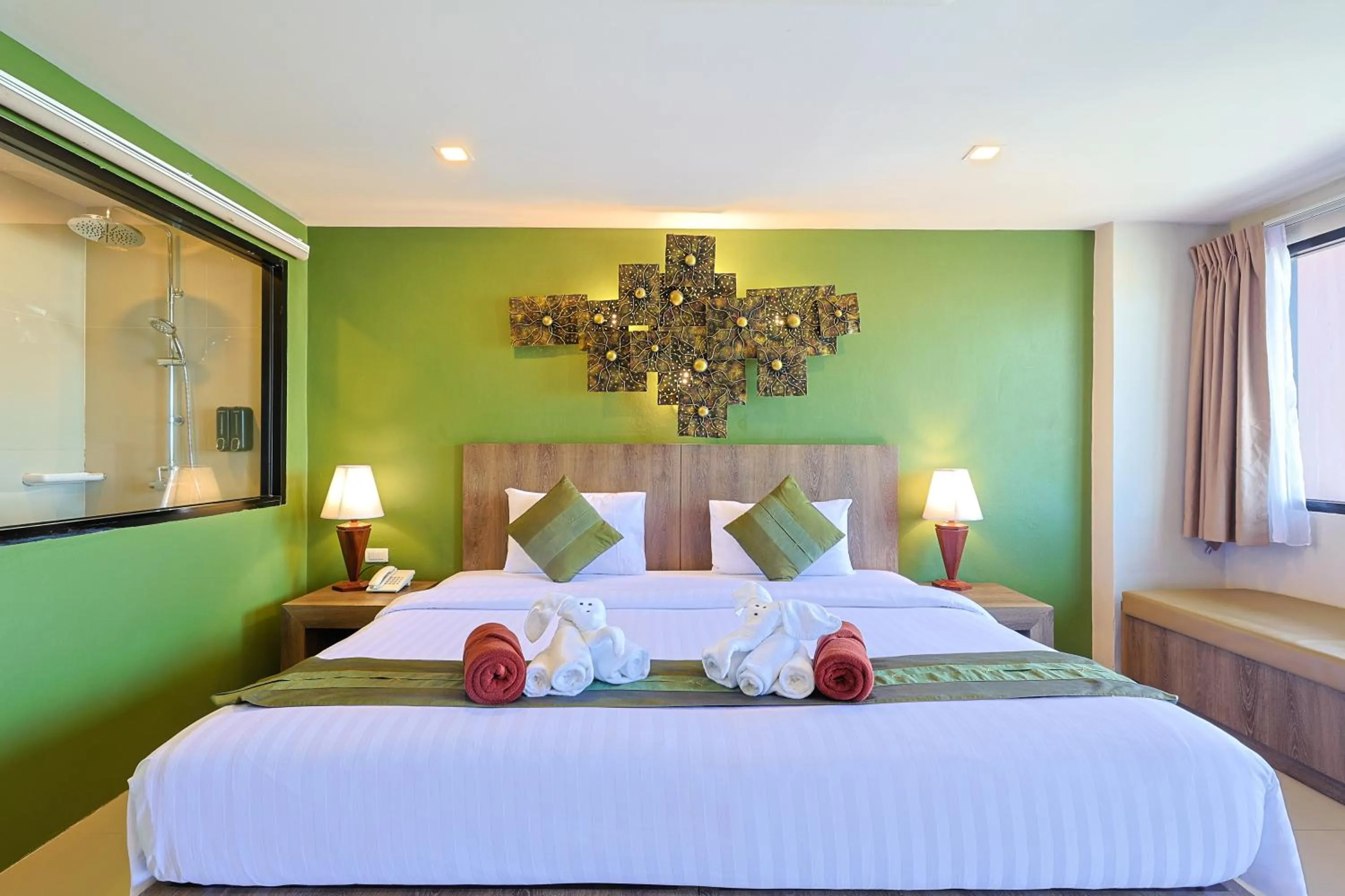 Bed in The Gig Hotel