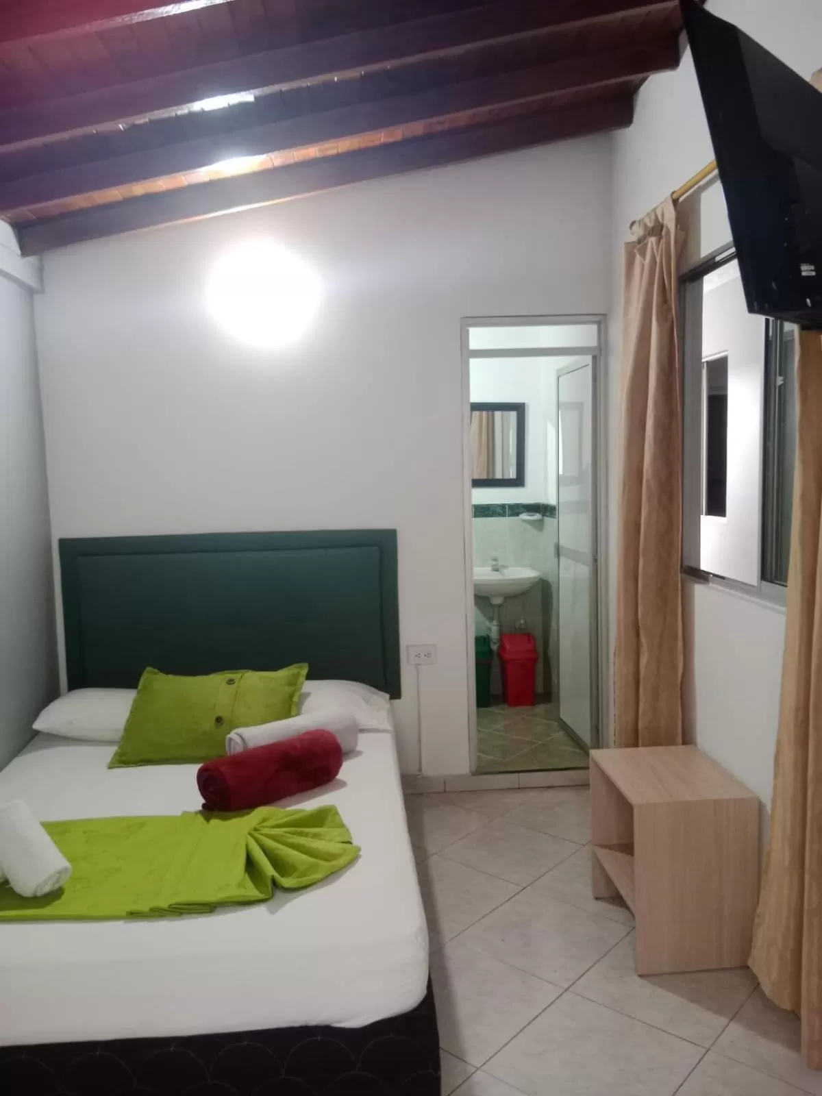 Bed in Hotel El Deportista