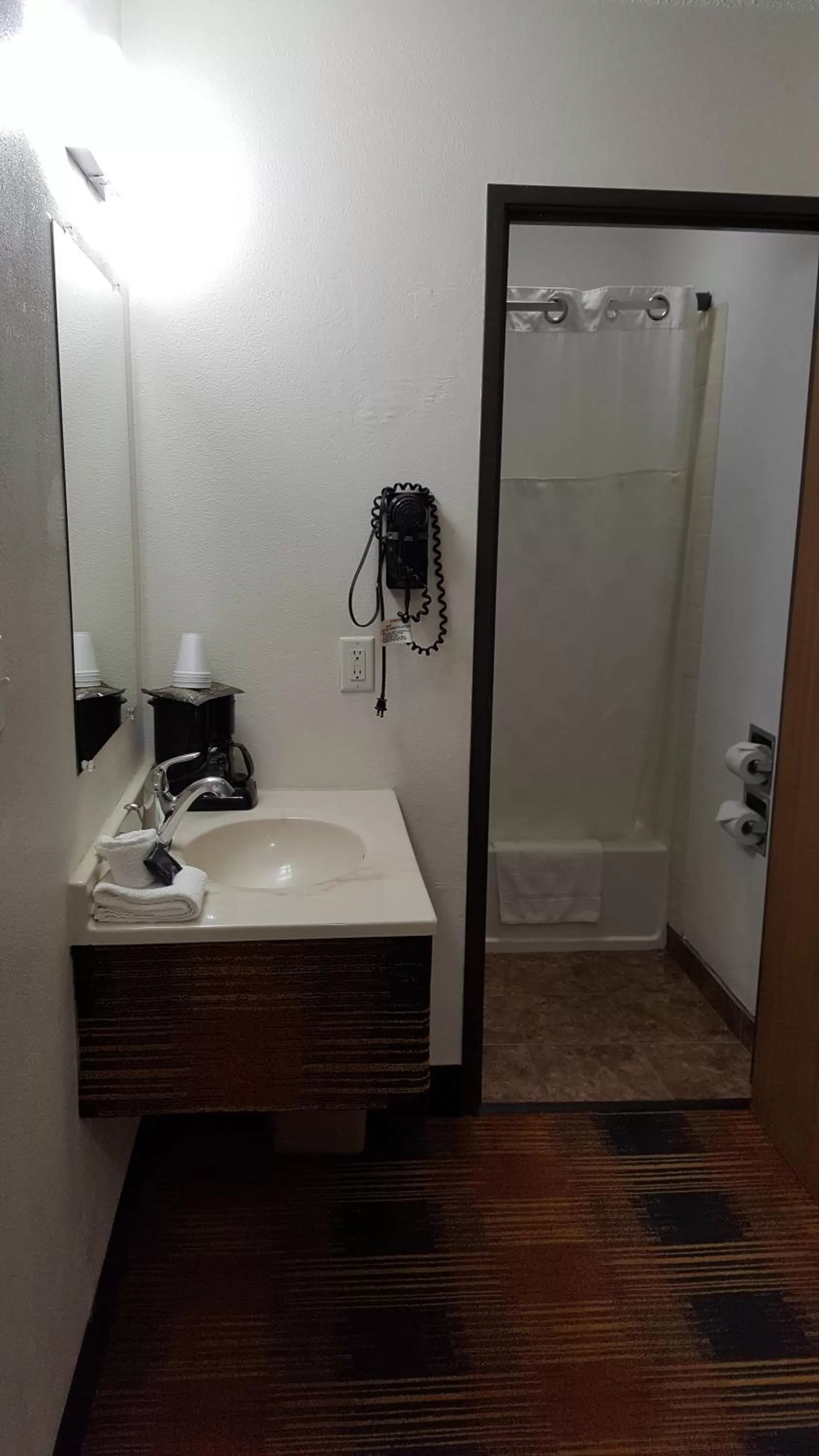 Shower in Americas Best Value Inn and Suites - Nevada