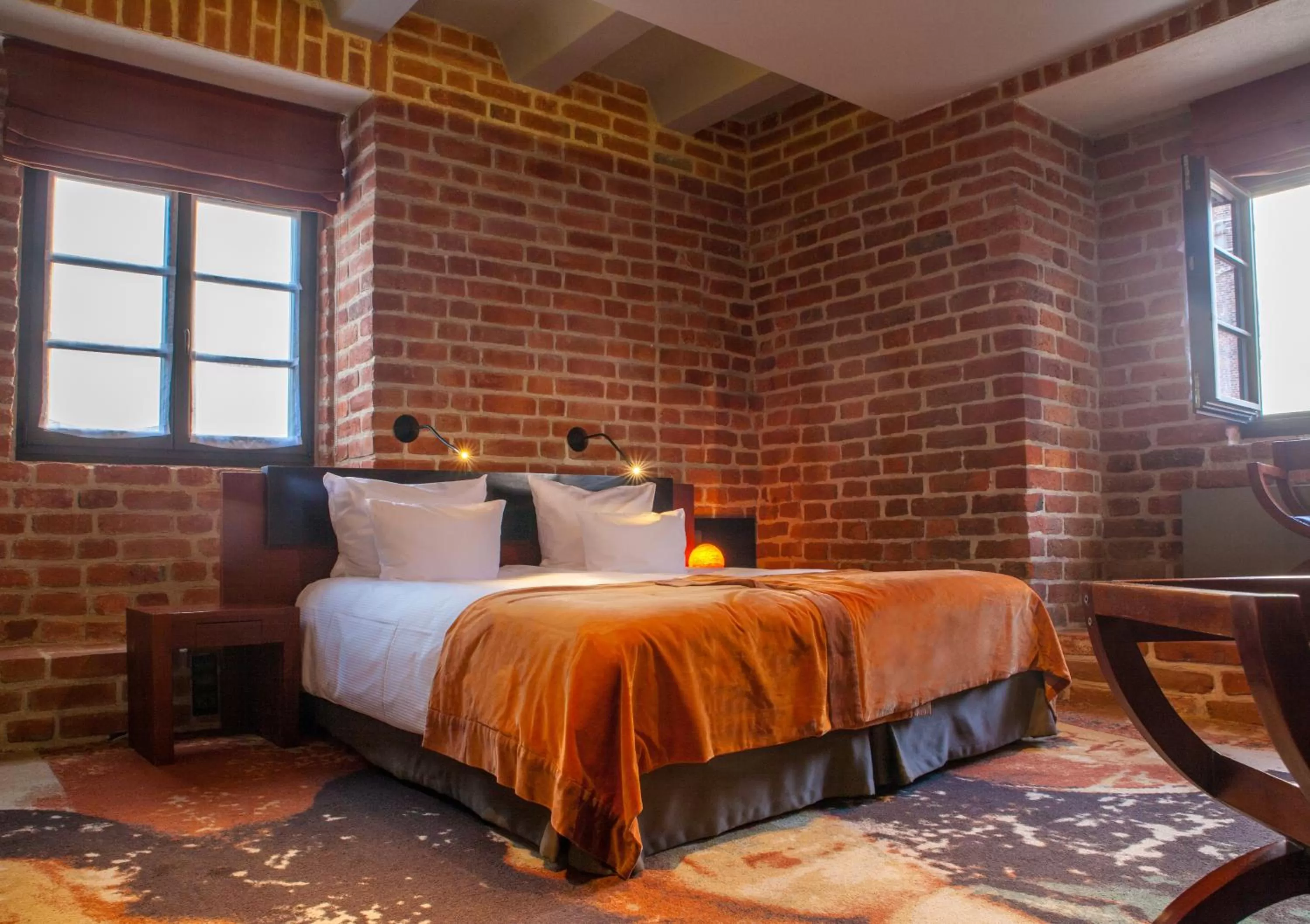 Bed in Hotel Krasicki