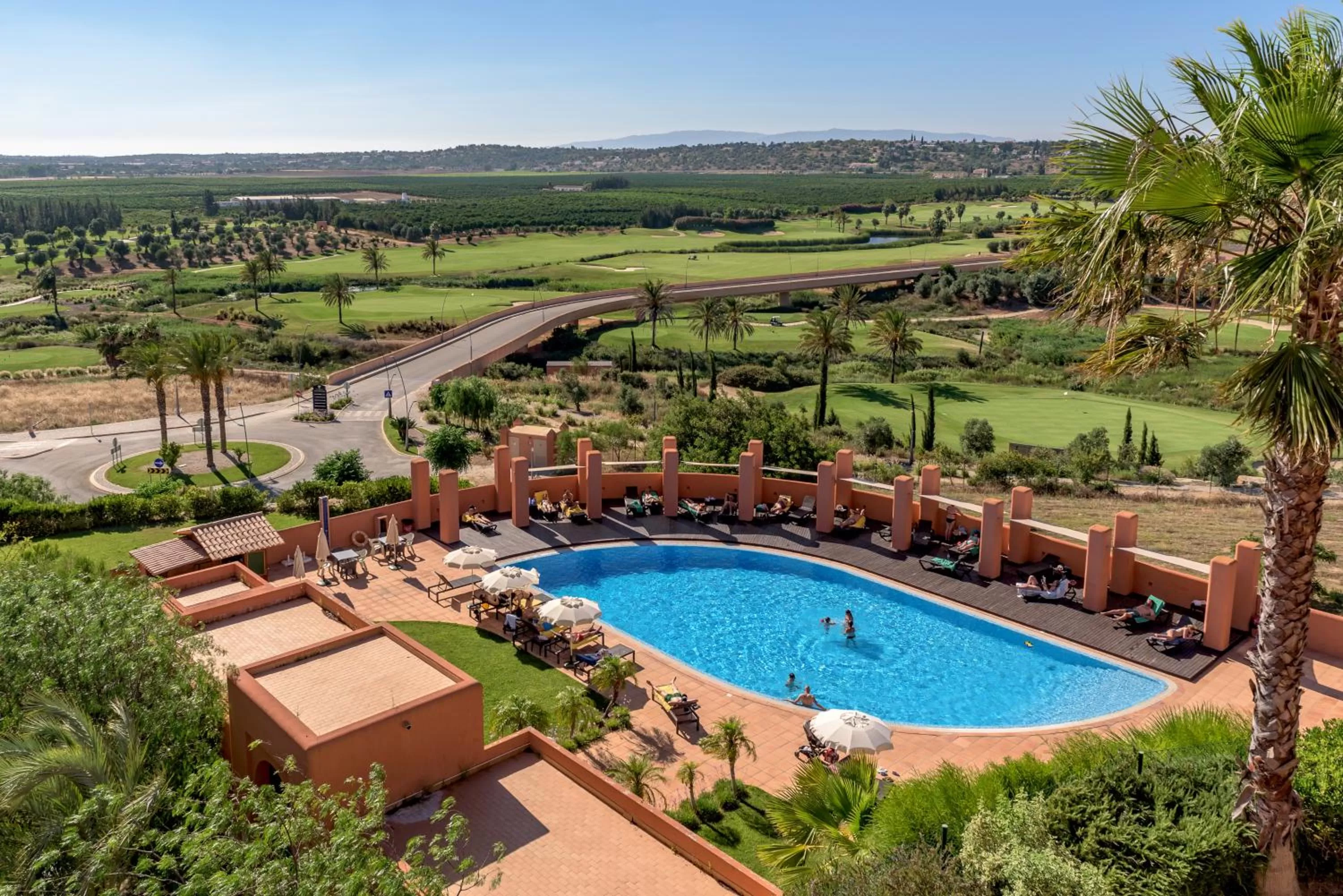 Pool view in Amendoeira Golf Resort