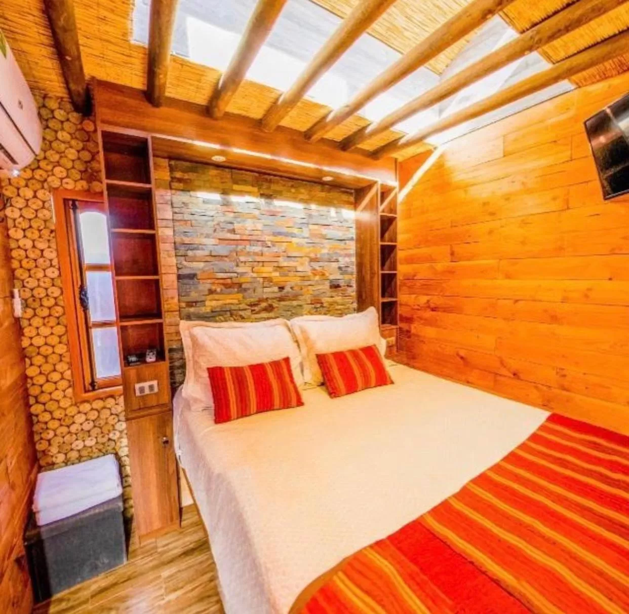 Bed in Hotel Manada del Desierto