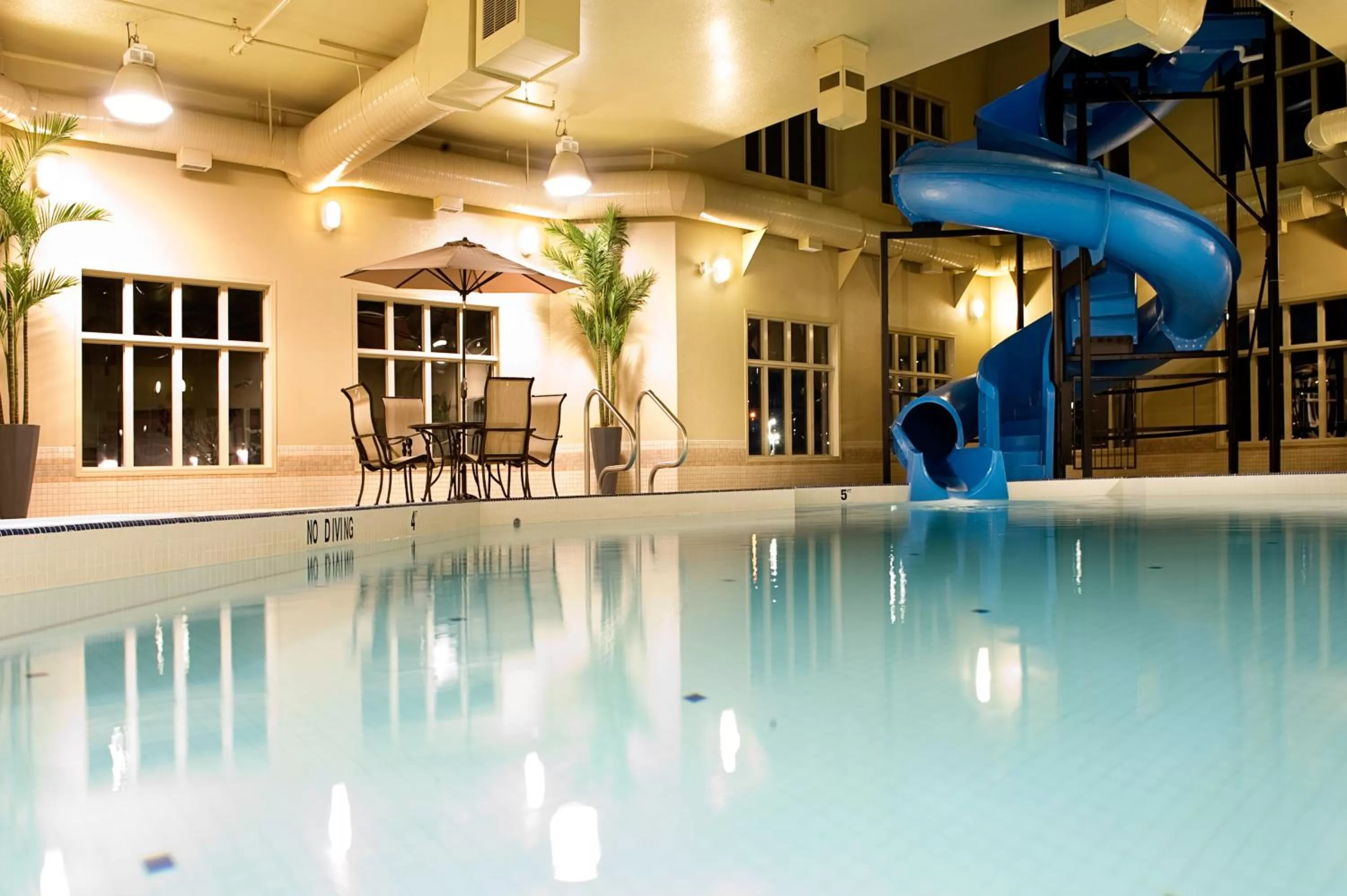 Swimming pool in Holiday Inn Express Grande Prairie by IHG