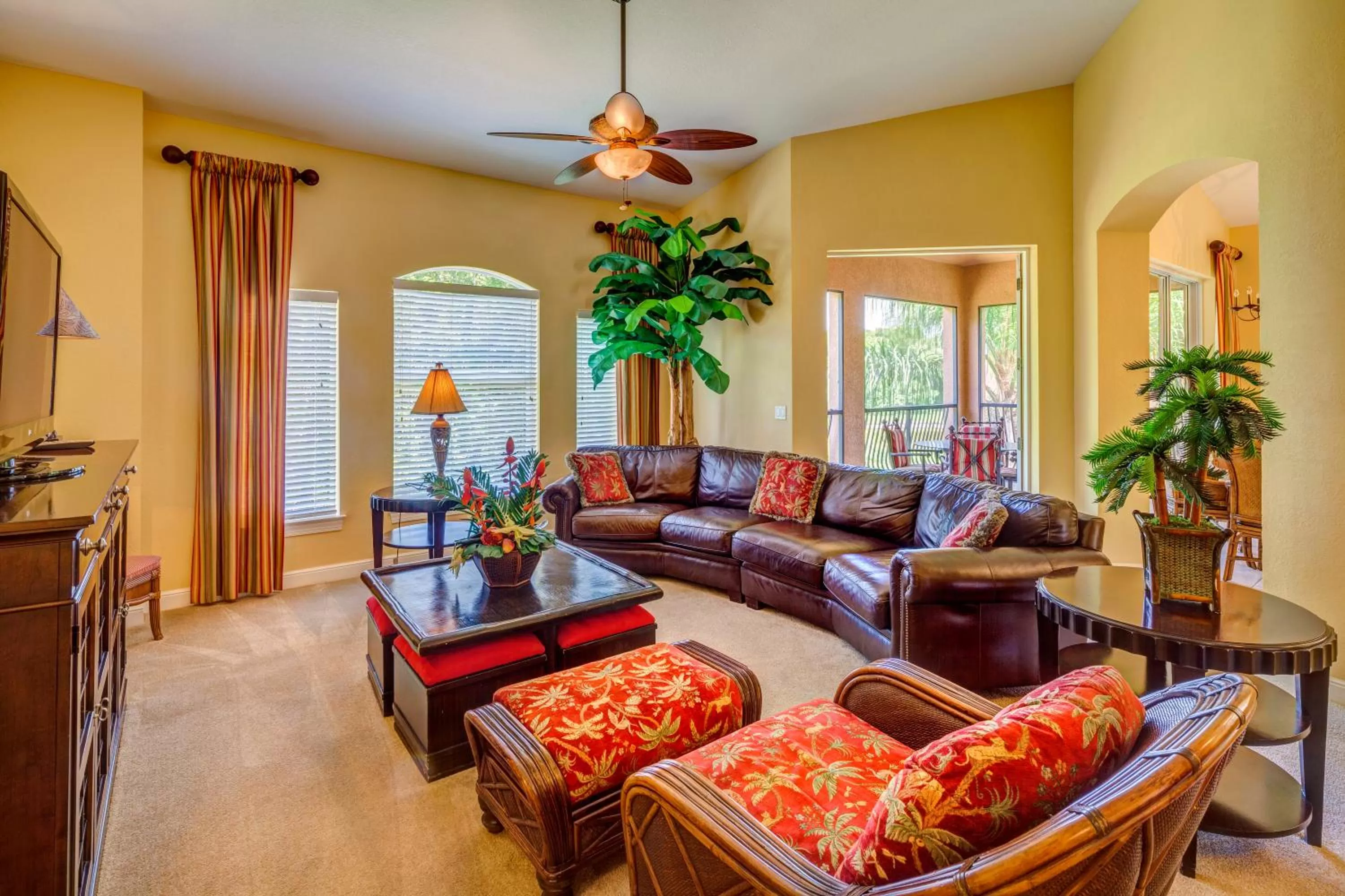 Living room in Legacy Hotel at IMG Academy