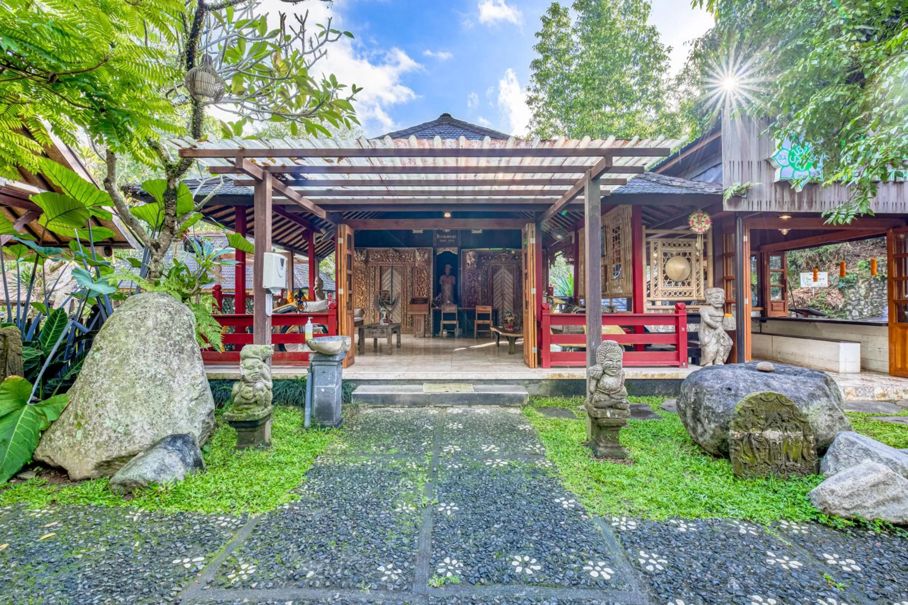 Lobby or reception in Ubud Sari Health Resort