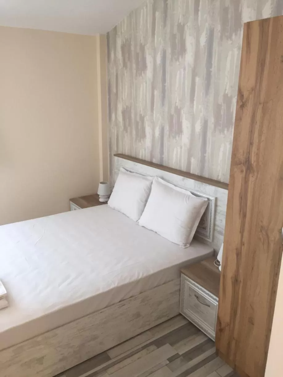 Bed in Family Hotel Malibu