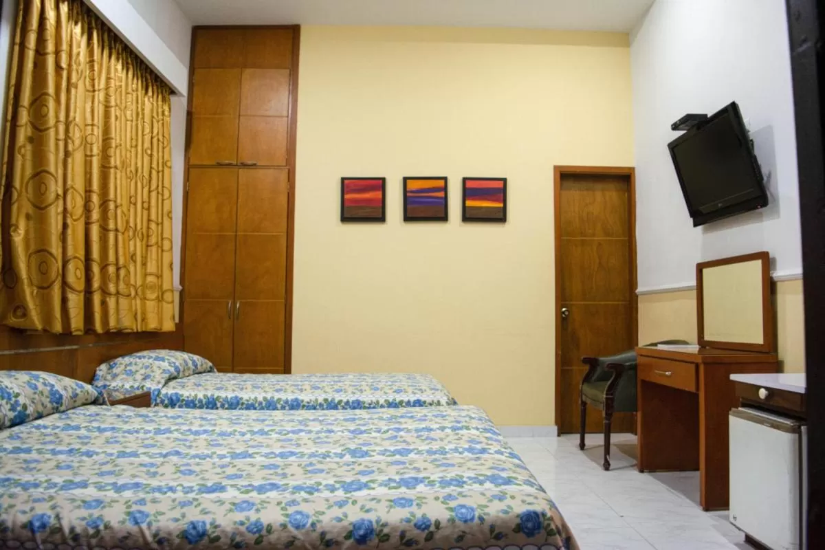 Bed in Hotel Chucarima