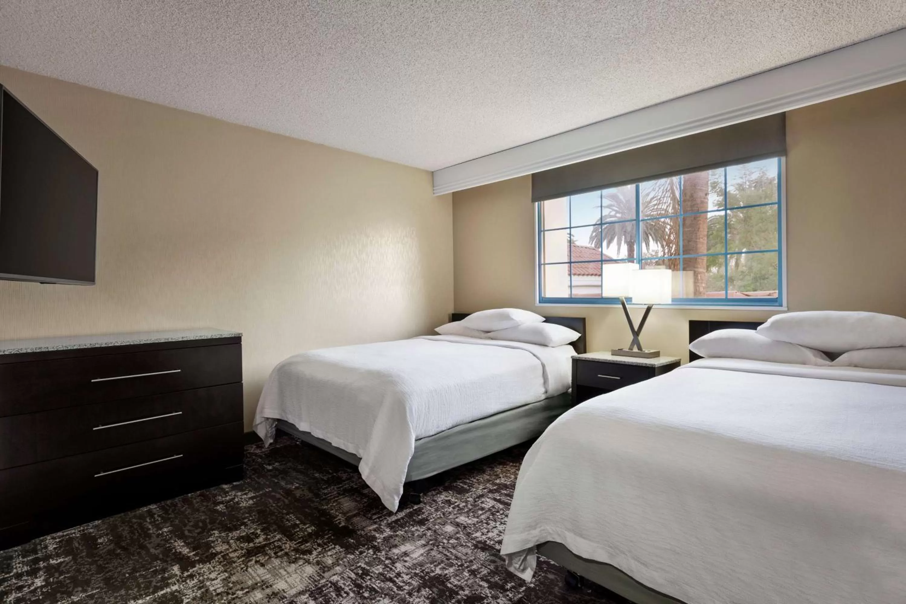 Two Queen Bed Suite with Bathtub - Mobility/Hearing Accessible in Embassy Suites by Hilton Arcadia-Pasadena Area
