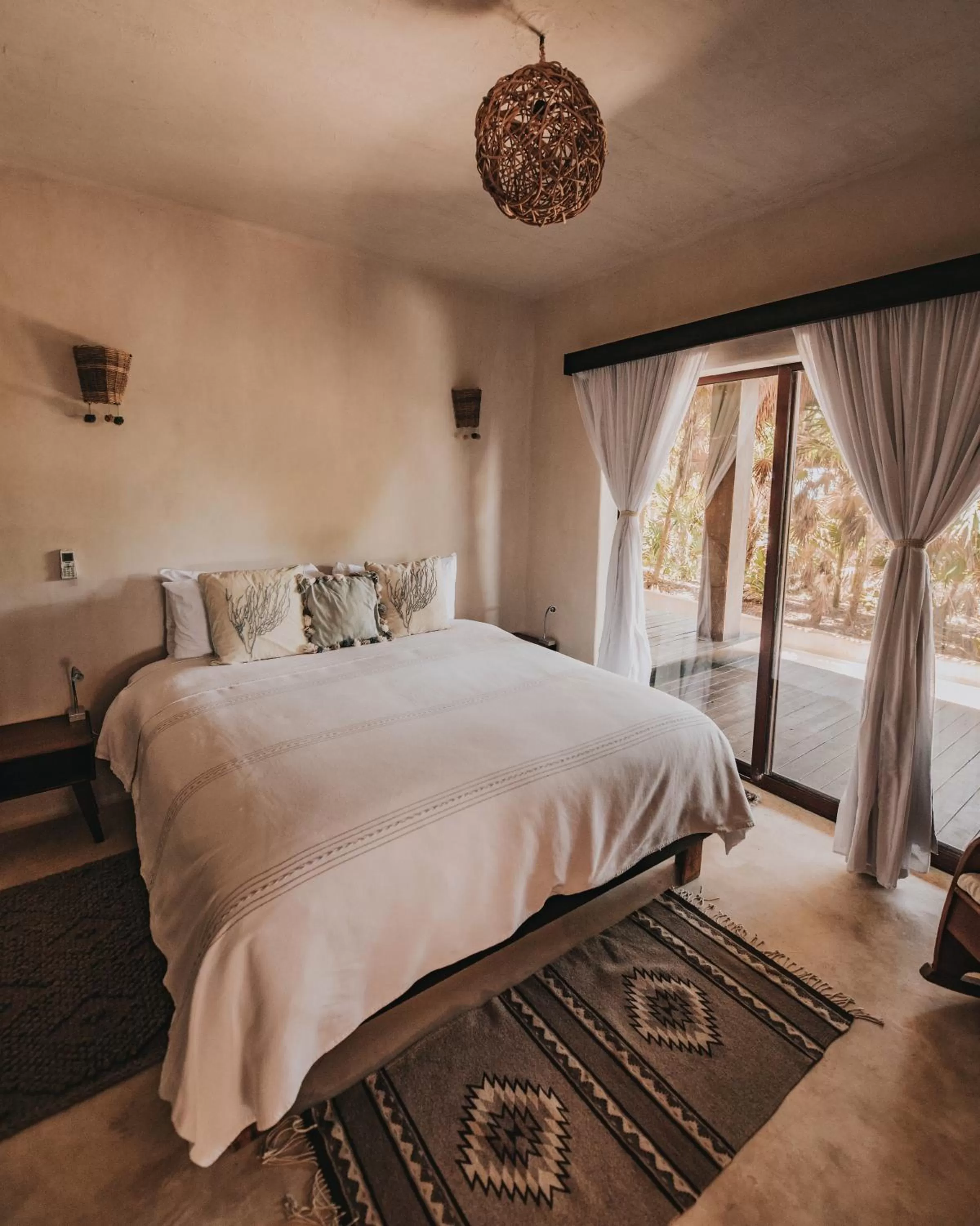 Bed in Papaya Playa Project, Tulum, a Member of Design Hotels