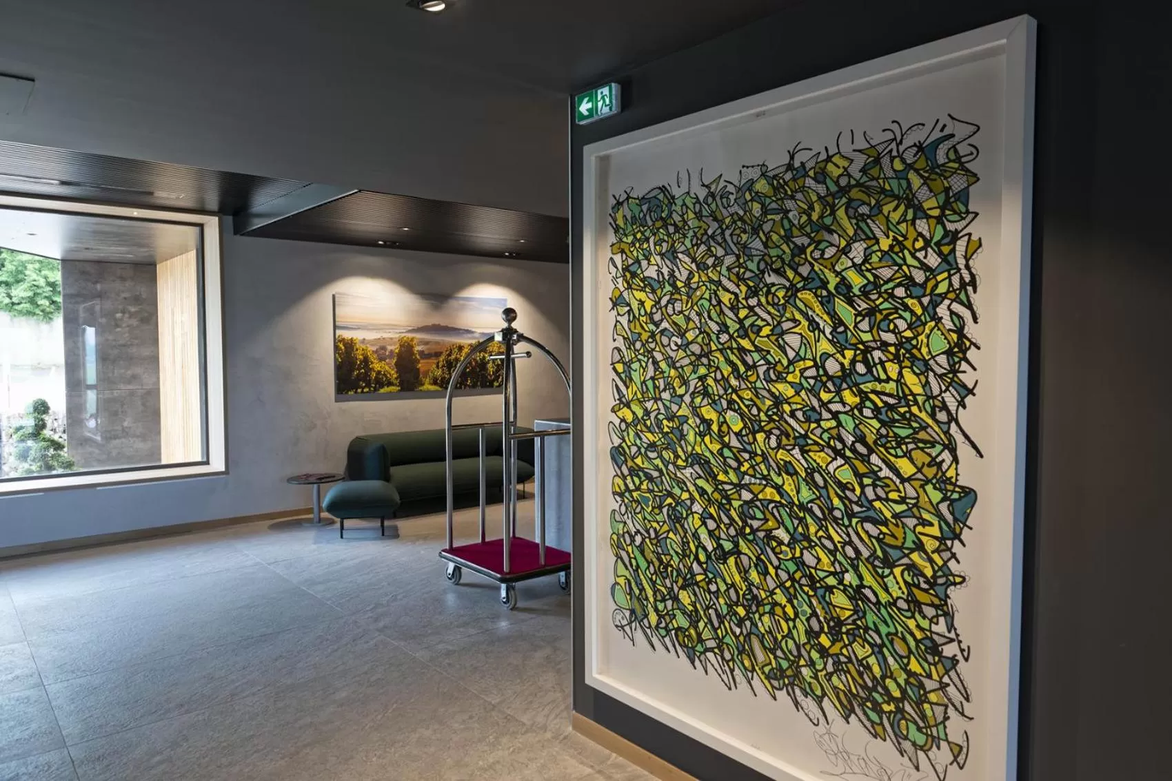 Lobby or reception in Le Panoramic