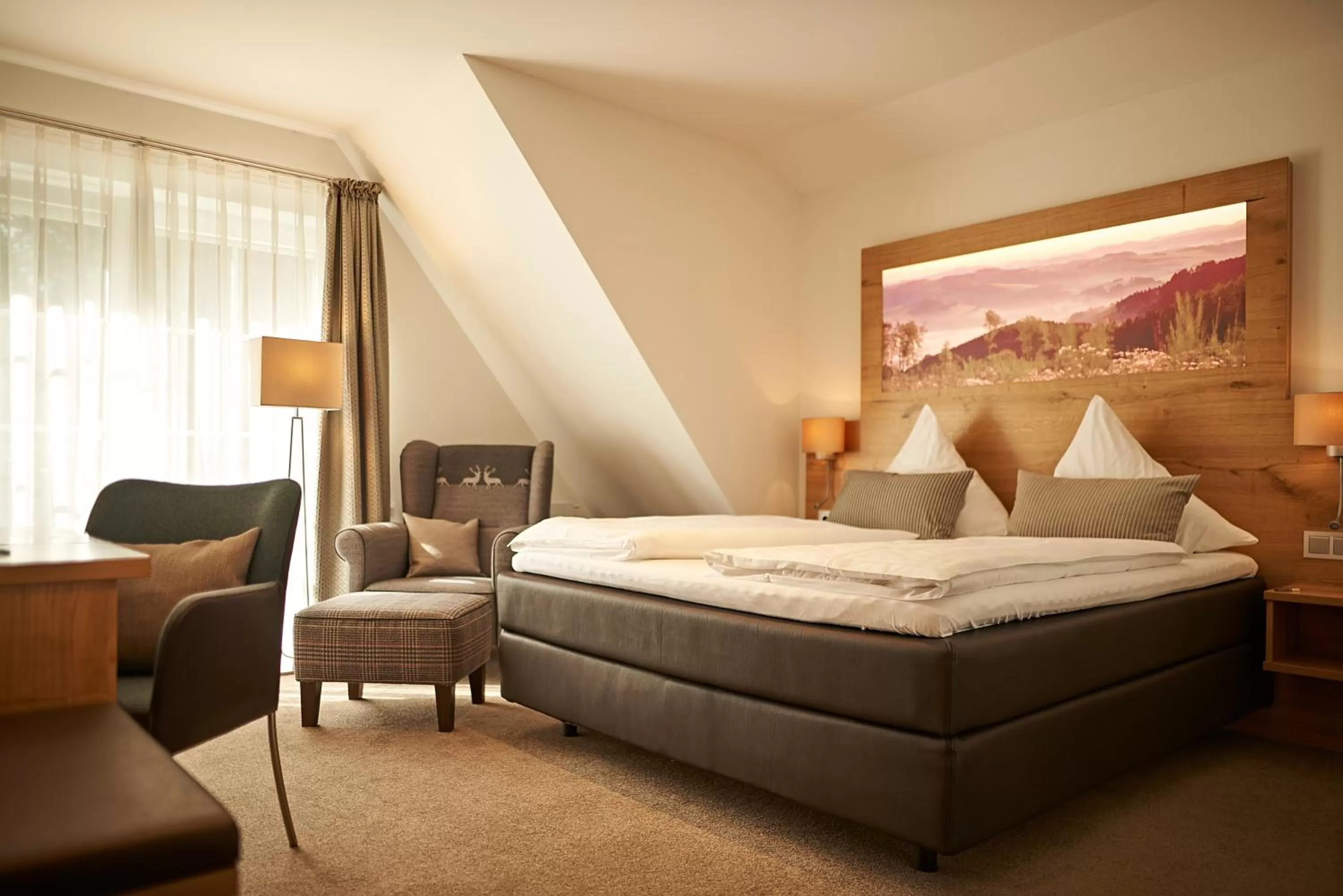 Photo of the whole room, Bed in Esloher Brauhaus