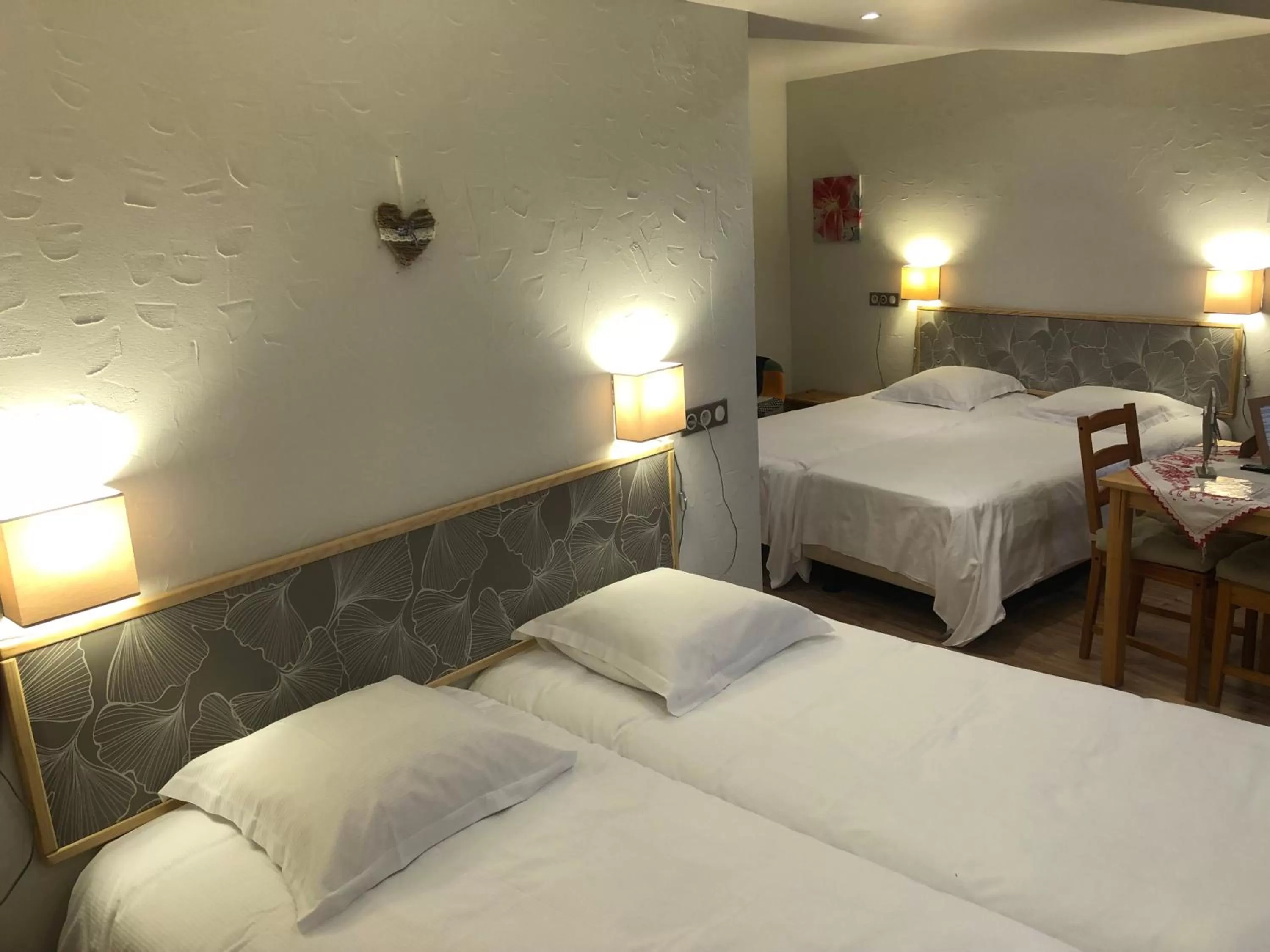 Bed in Chambres d'hôtes Les vignes