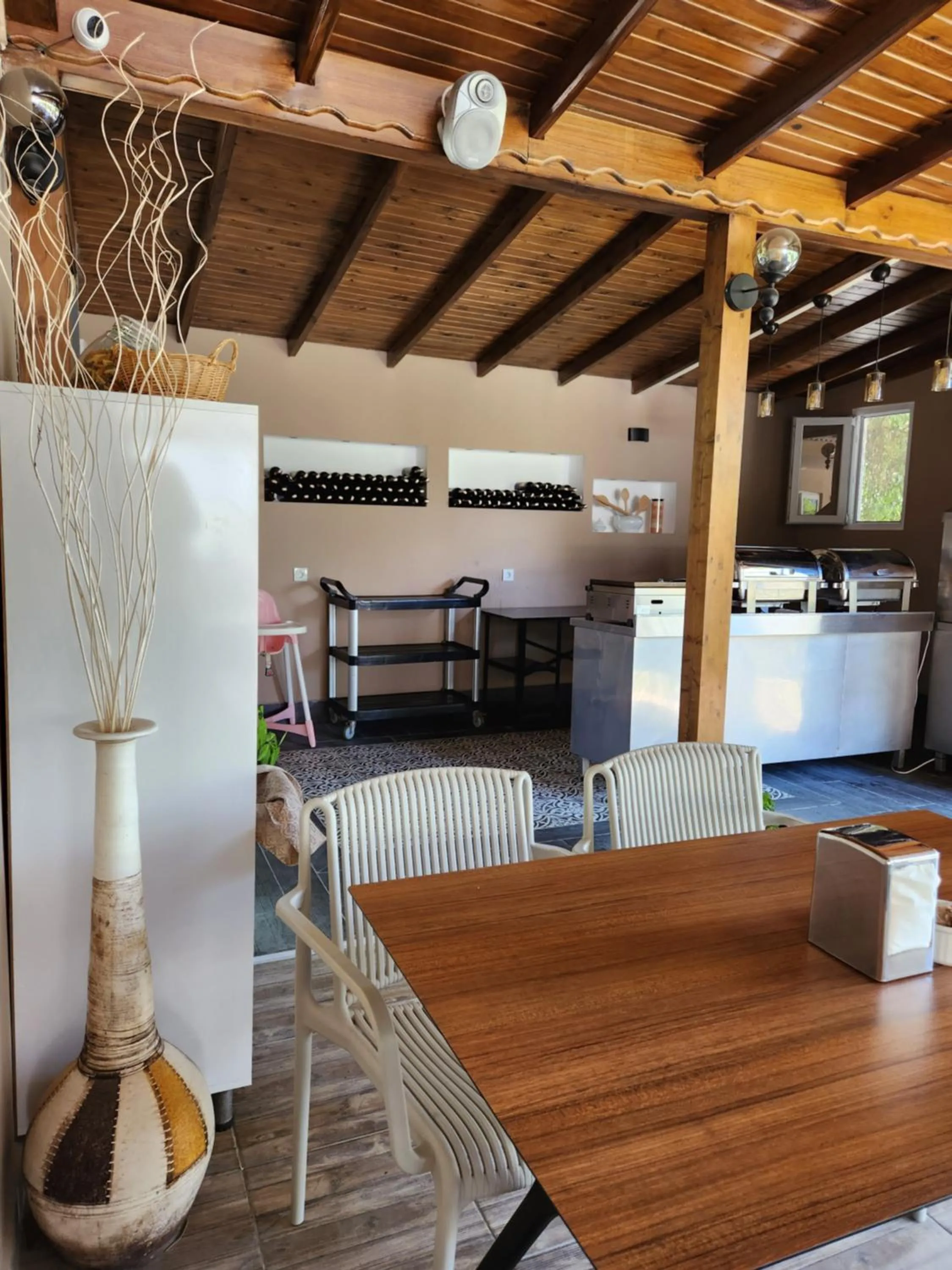 Kitchen or kitchenette in Esperanza Hotel