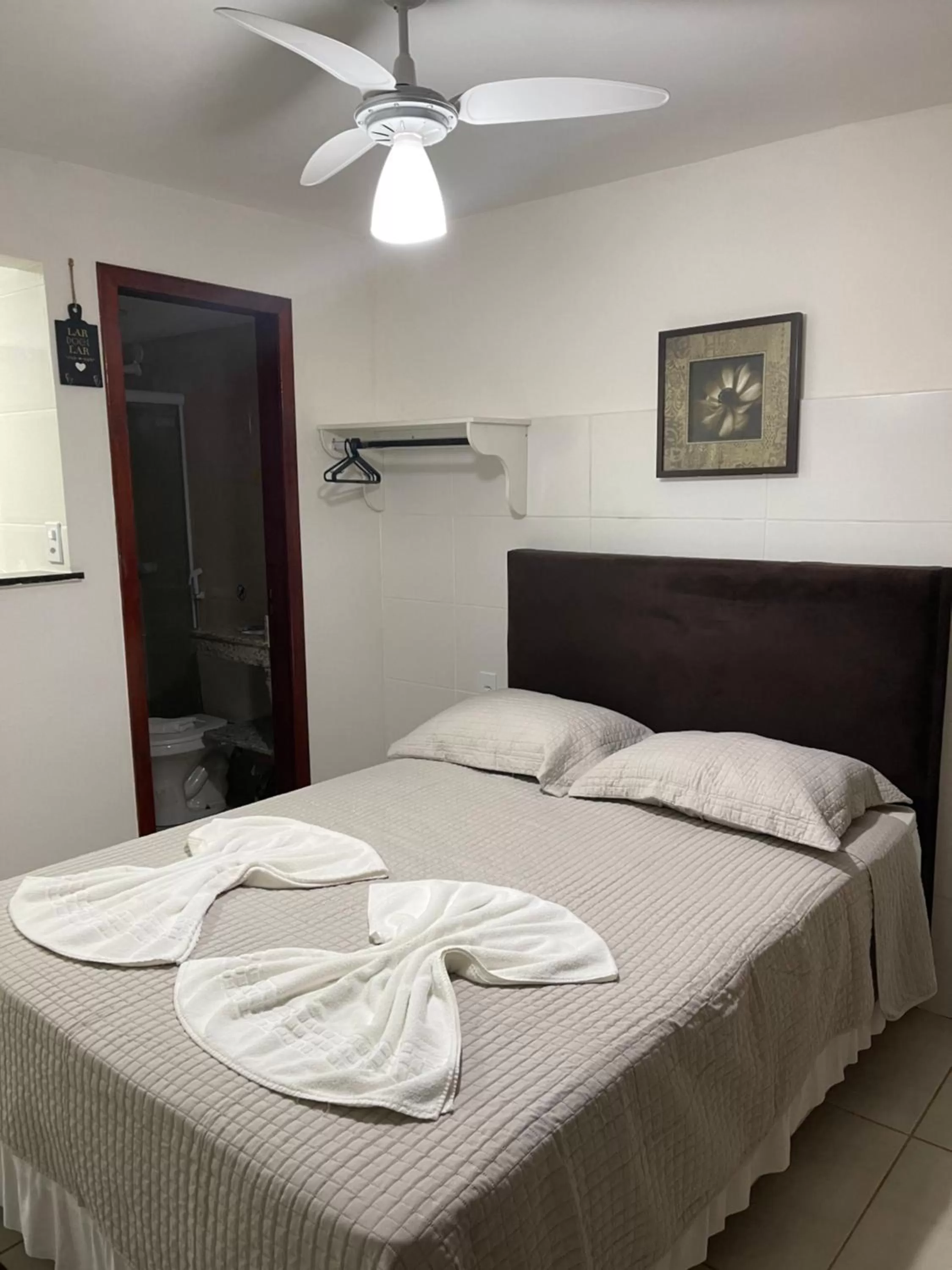 Bed in Pousada Casa Serra Alves