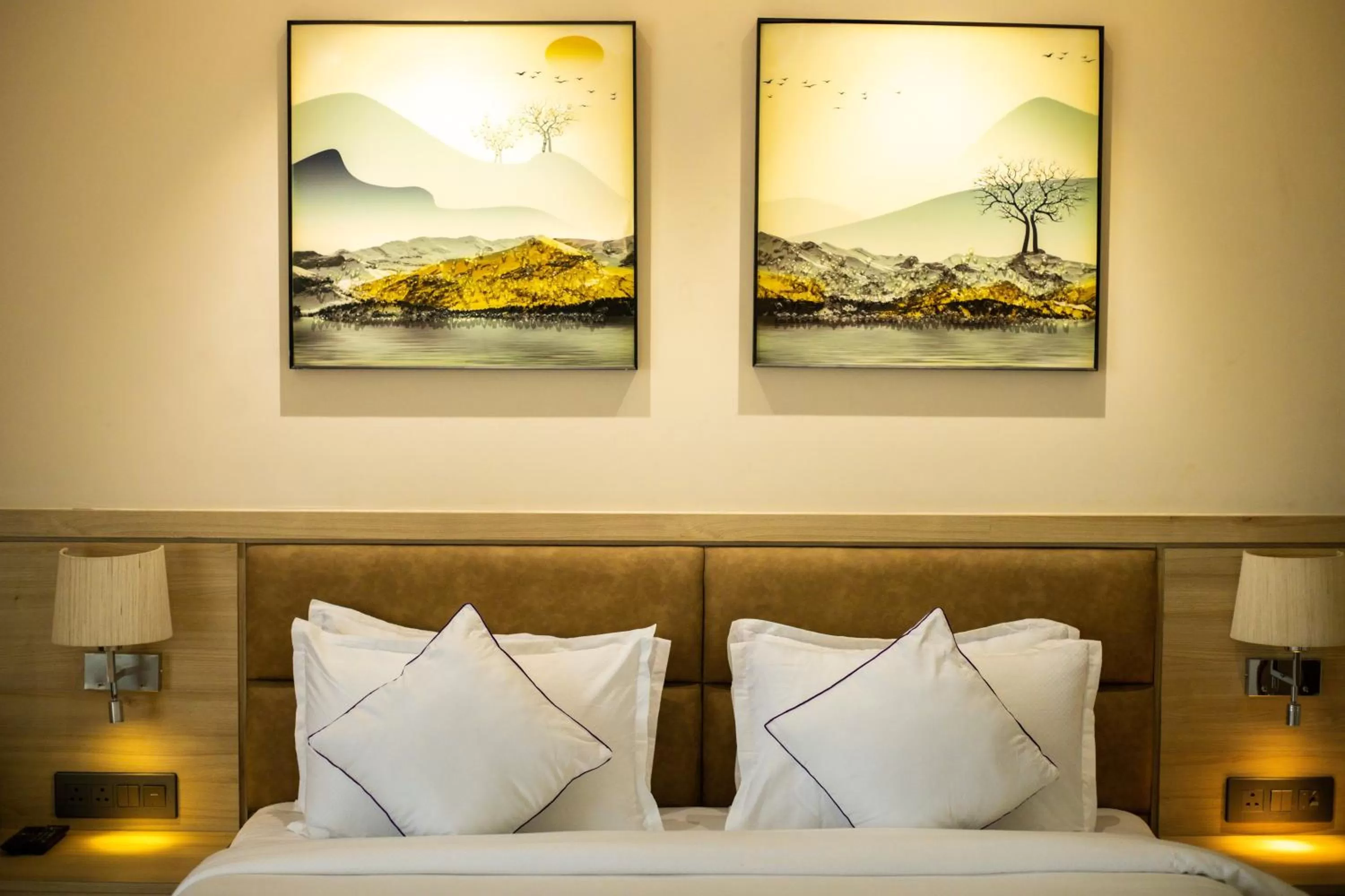 Bed in The Monarch at Chakan MIDC, Pune