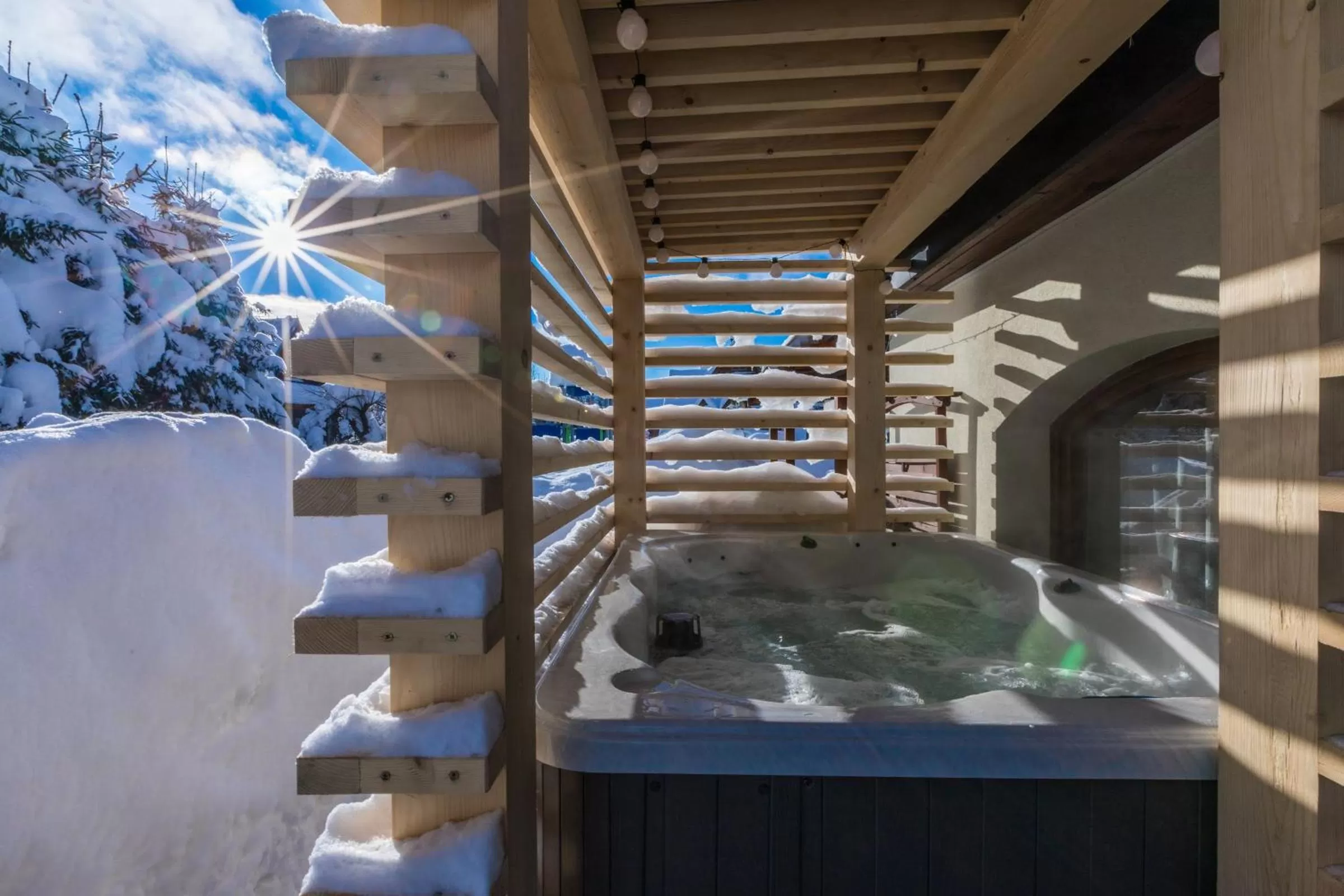 Hot Tub in Willa Baciarka