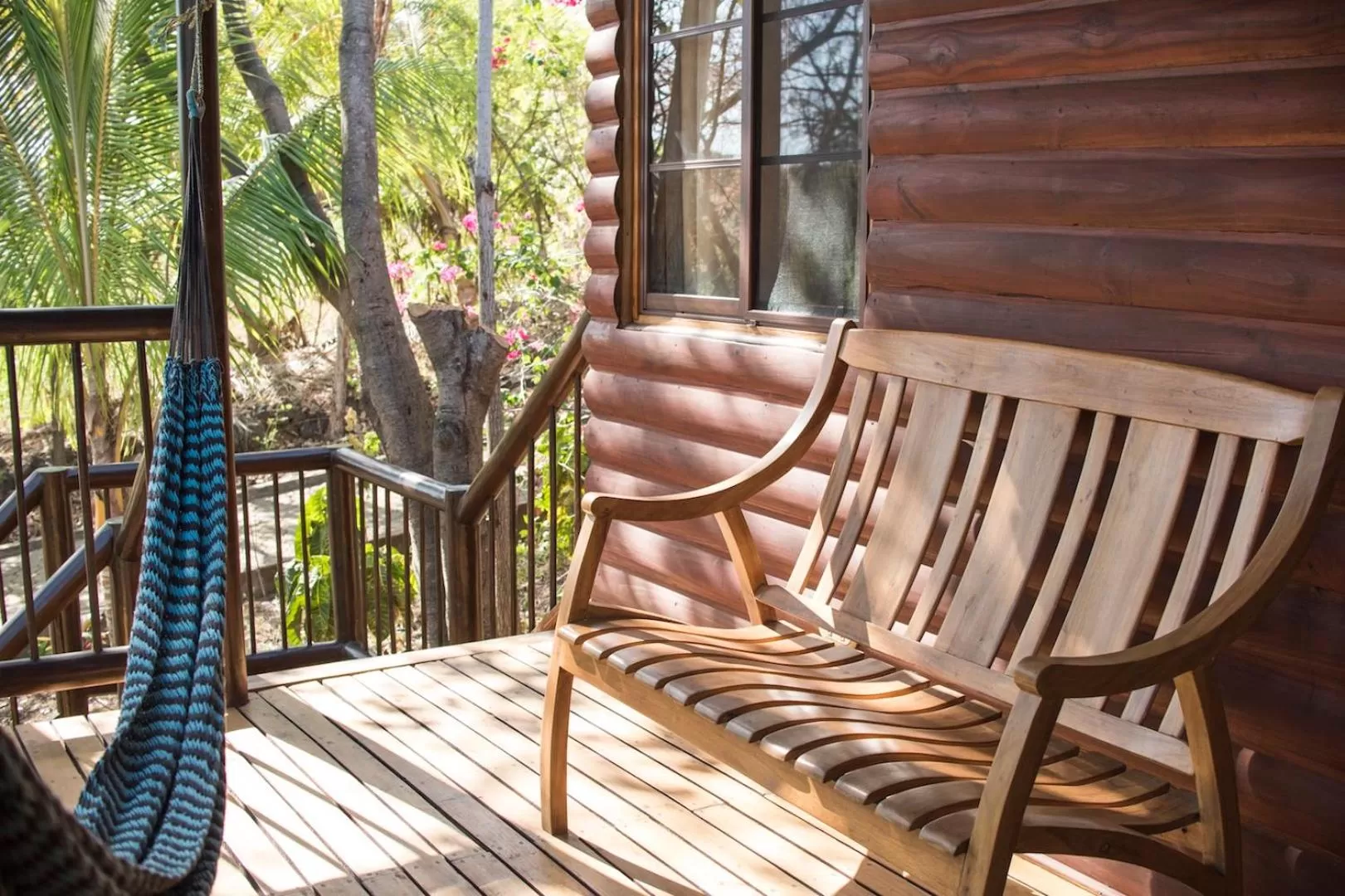 Balcony/Terrace in Las Cabañas Encantadas de Nindirí